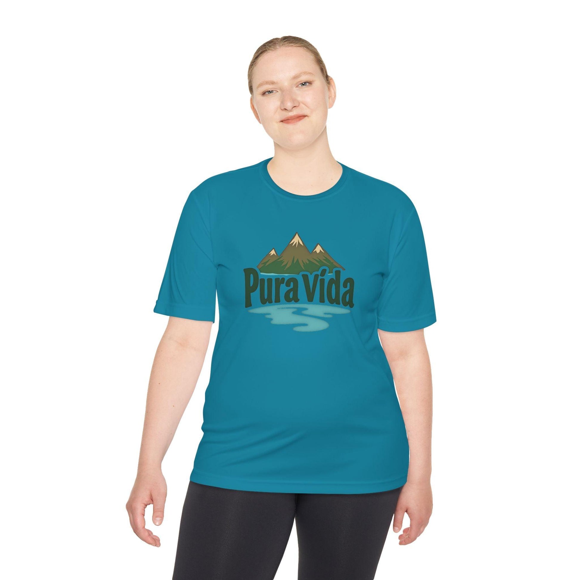 Moisture Wicking Tee - Pura Vida Performance Shirt for Active Wear - Even Keel LLC