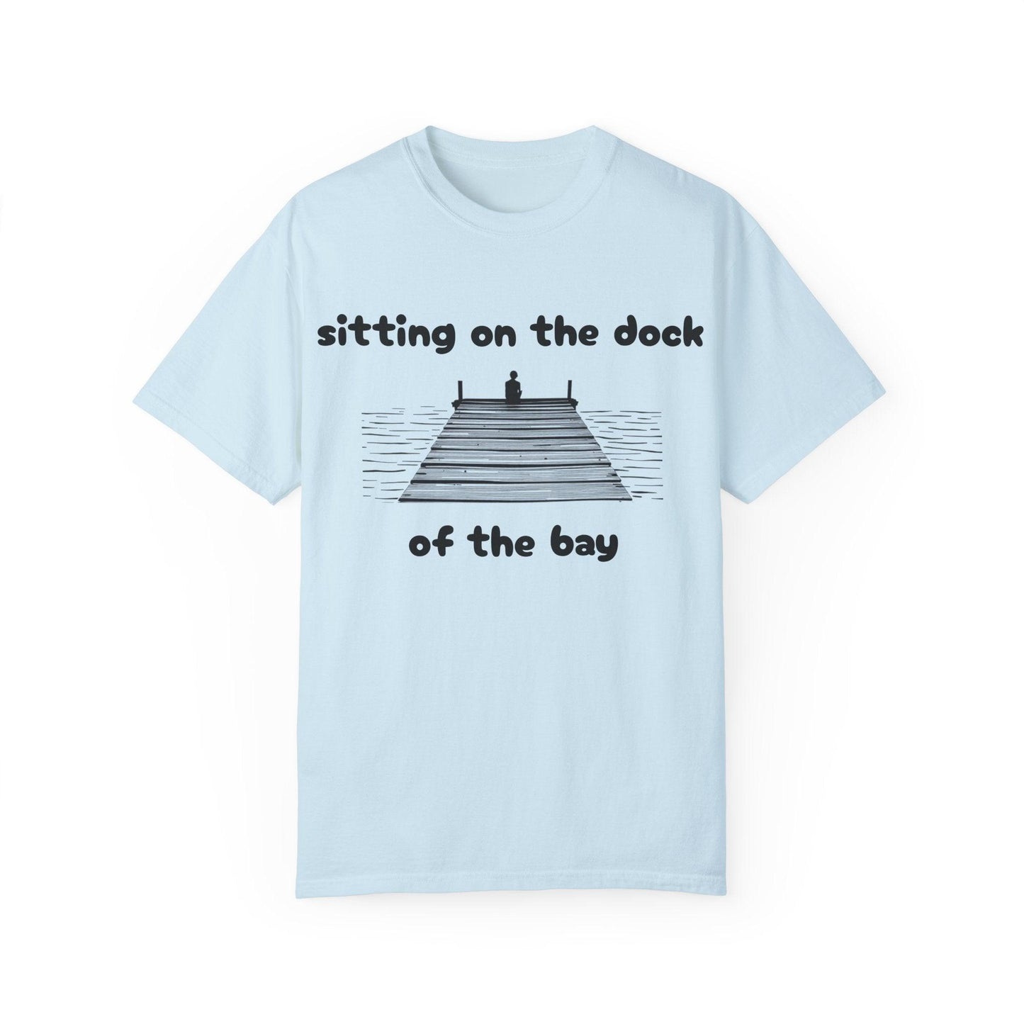 Dock of the Bay T-Shirt for Relaxed Coastal Living Style - Even Keel LLC