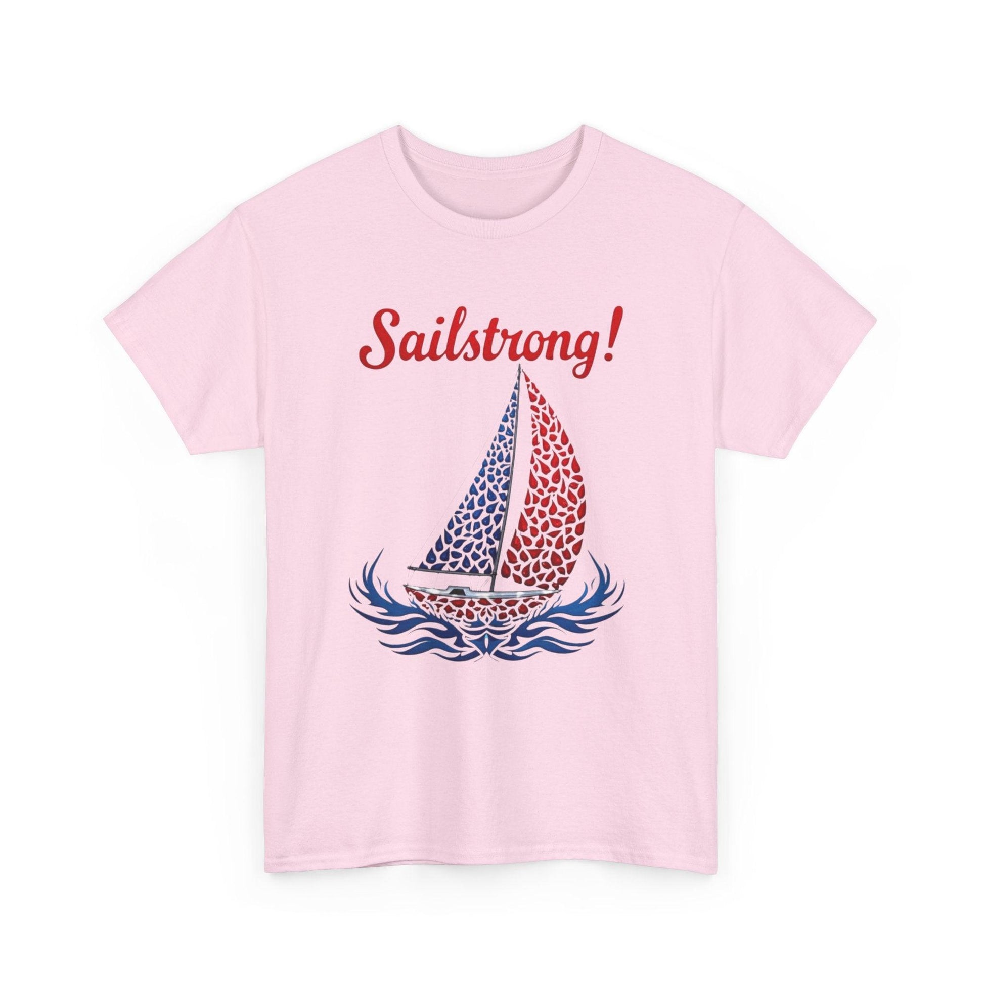 Sailstrong - Unisex Patriotic Sailing Tee for Comfort - Even Keel LLC