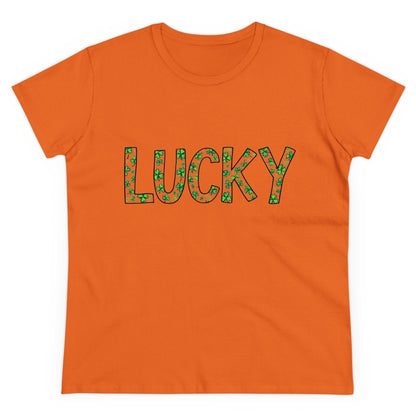 Women's Tee Lucky Shamrock Shirt for St. Patrick's Day Fun - Even Keel LLC