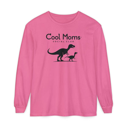 Dinosaur Long Sleeve T-Shirt for Cool Moms Social Club - Even Keel LLC