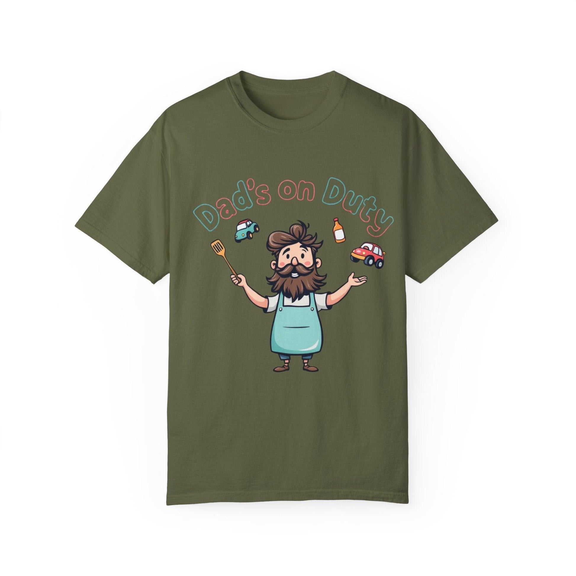 Duty Dad T-Shirt - Unisex Garment-Dyed for All Fathers - Even Keel LLC