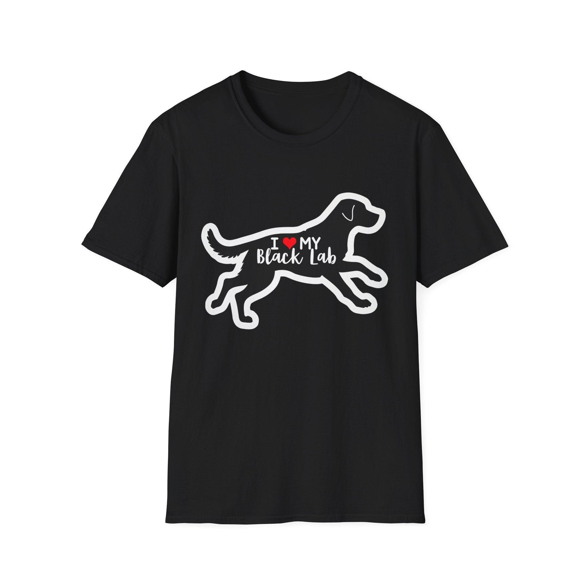 Black Lab Unisex T-Shirt for Dog Lovers and Casual Wear - Even Keel LLC