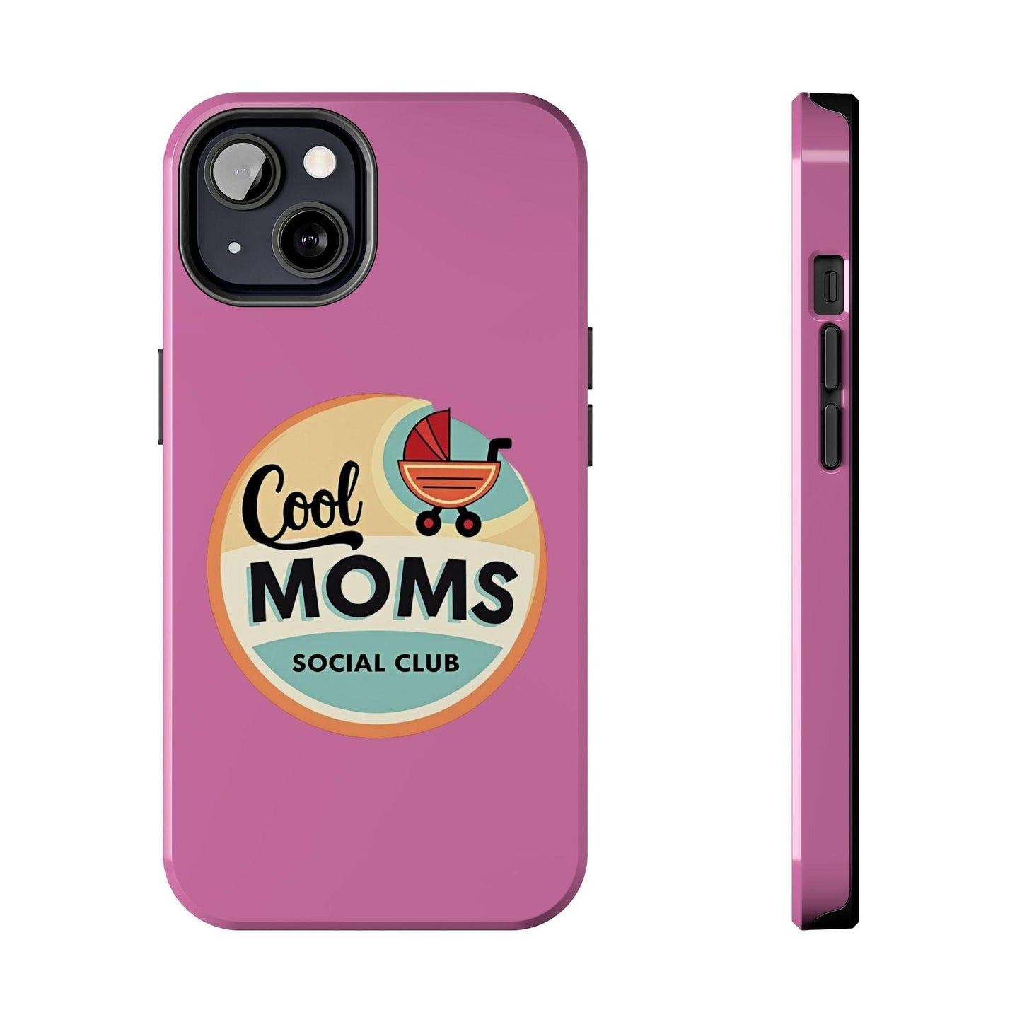 Retro Cool Moms Social Club Tough Phone Cases for Phones - Even Keel LLC