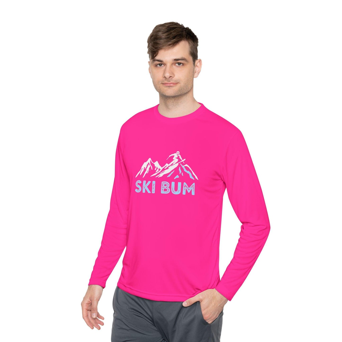 Ski Bum Long Sleeve Tee - Sport Material - Unisex Apparel.