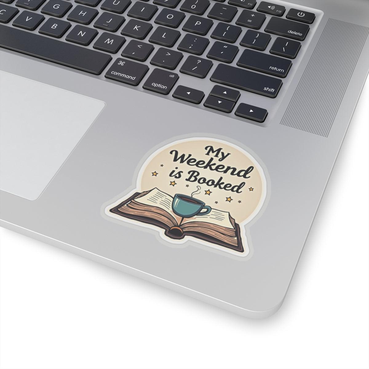 Bookworm Kiss-Cut Sticker for Book Lovers and Readers - Even Keel LLC