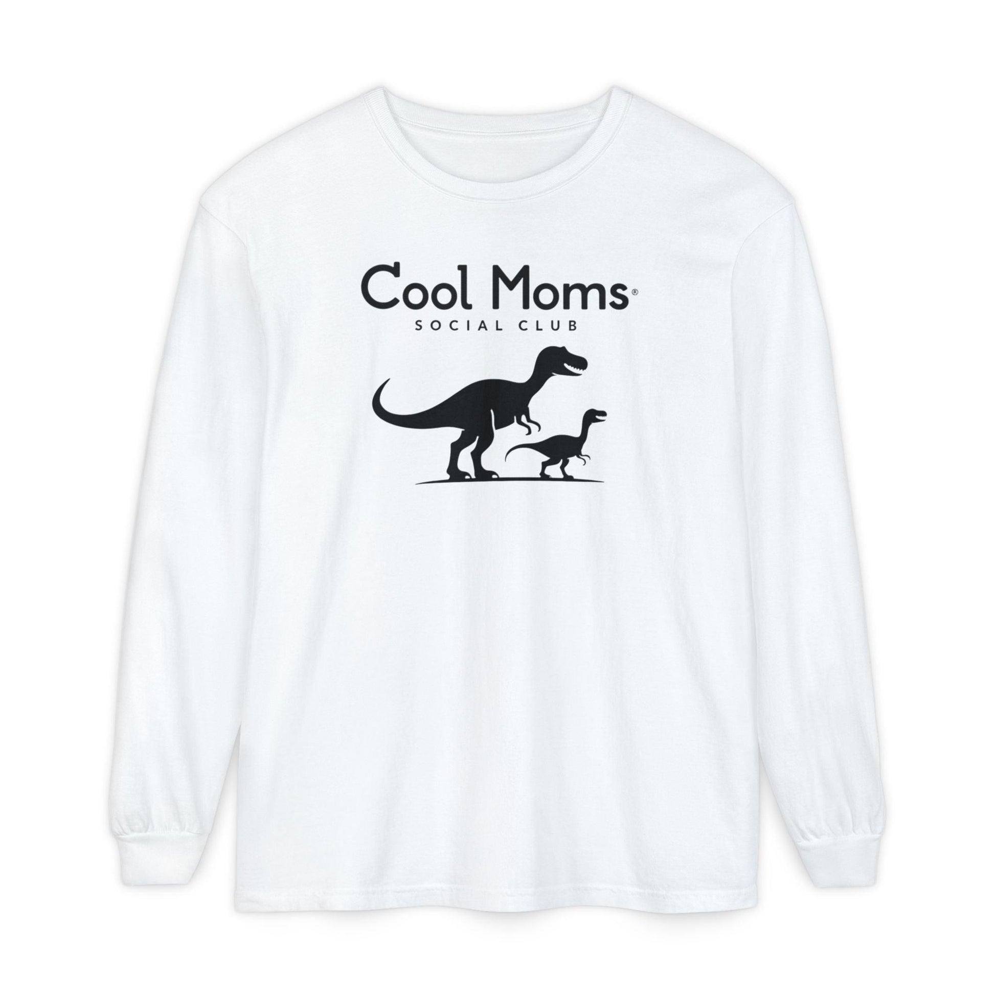 Dinosaur Long Sleeve T-Shirt for Cool Moms Social Club - Even Keel LLC