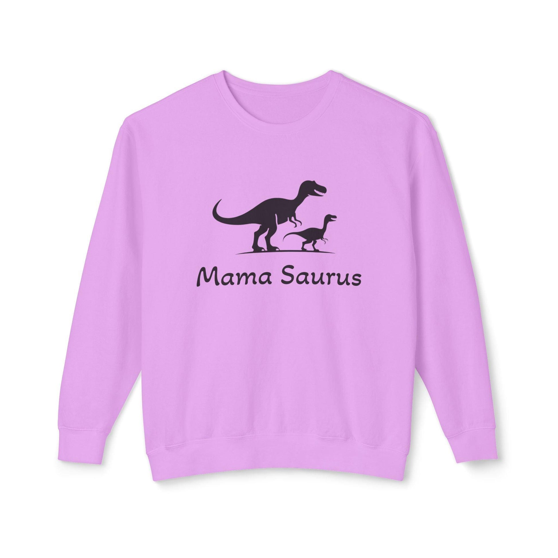 Mama Saurus Sweatshirt for Moms in Soft Cotton Fabric - Even Keel LLC