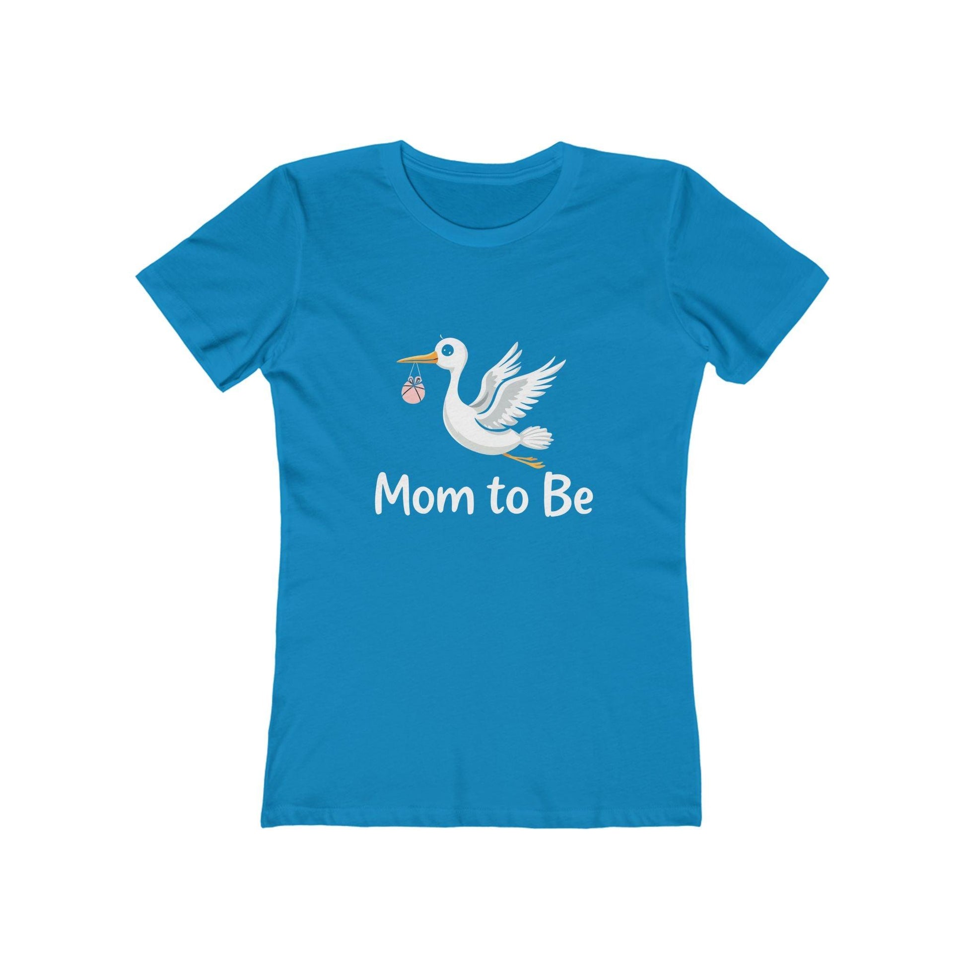 Mom-to-Be Stork Tee for Expecting Mothers and Baby Showers - Even Keel LLC