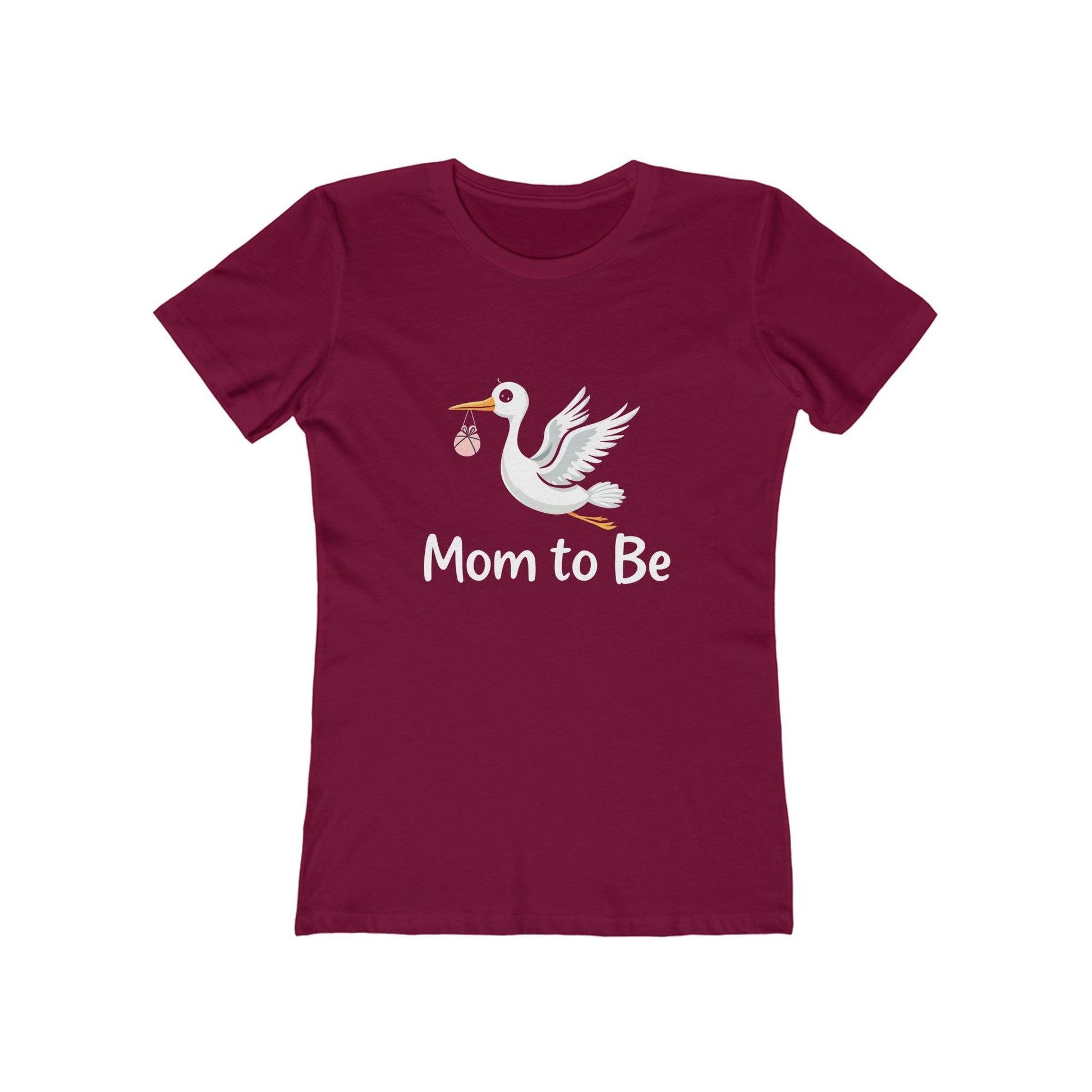 Mom-to-Be Stork Tee for Expecting Mothers and Baby Showers - Even Keel LLC