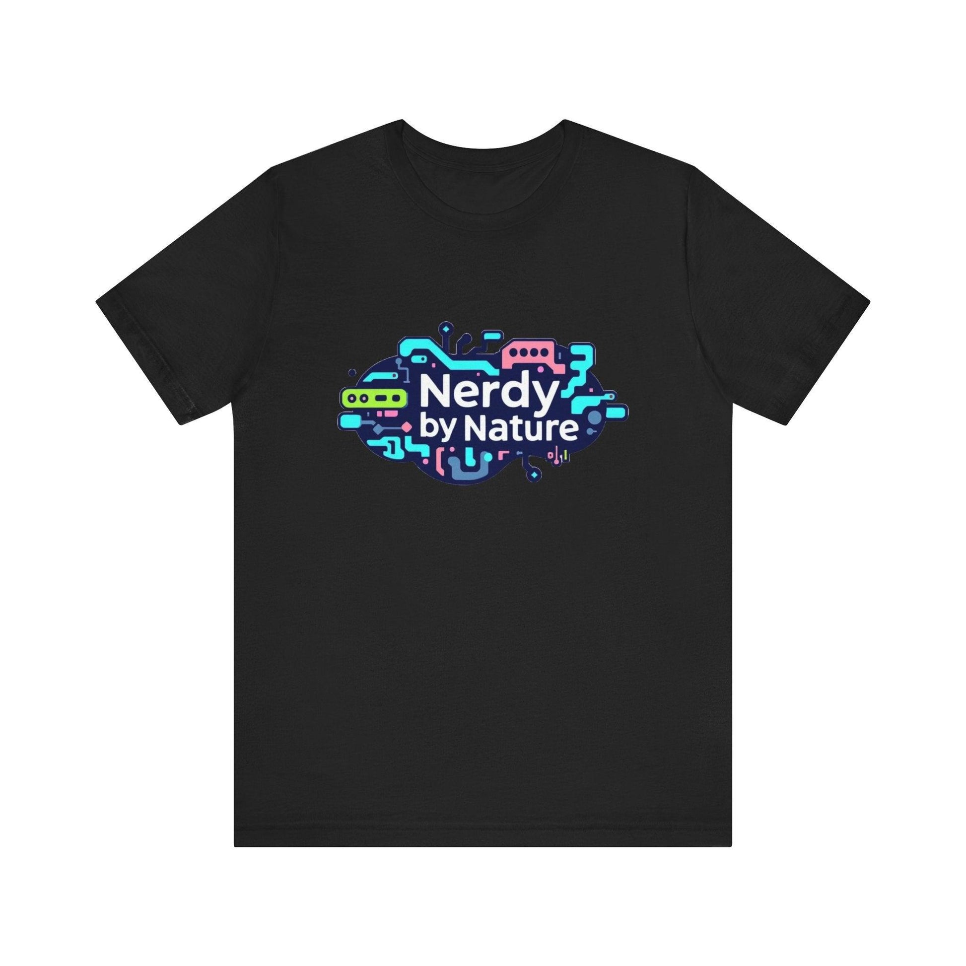 Nerdy by Nature Unisex Tee - Fun Geeky Graphic T-Shirt for Casual Wear - Even Keel LLC