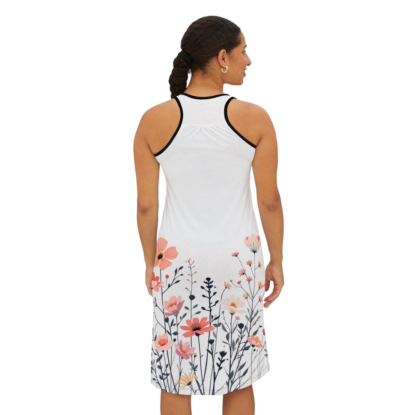 Floral Women's Racerback Dress - Perfect for Spring Style - Even Keel LLC