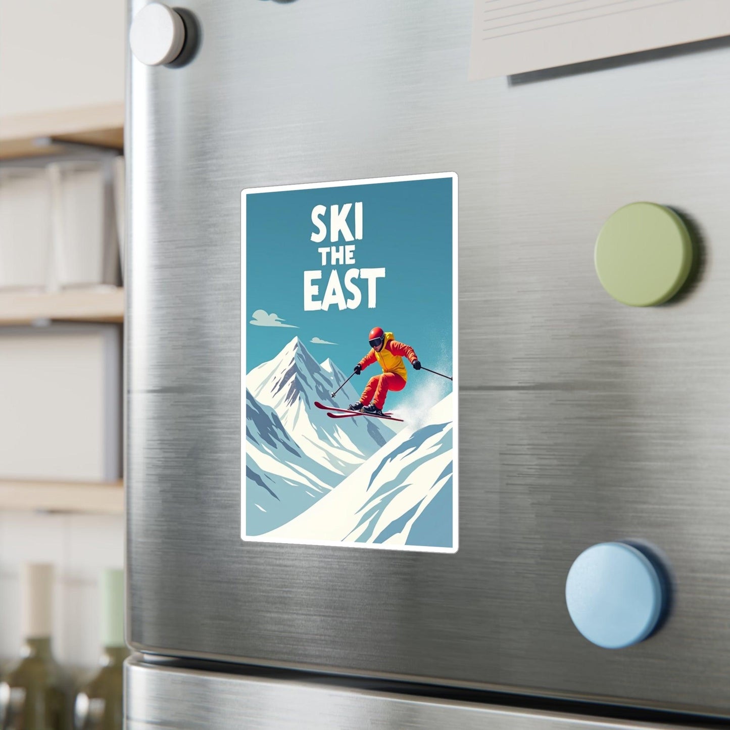 Ski The East Decal - High Quality Vinyl Sticker - Even Keel LLC