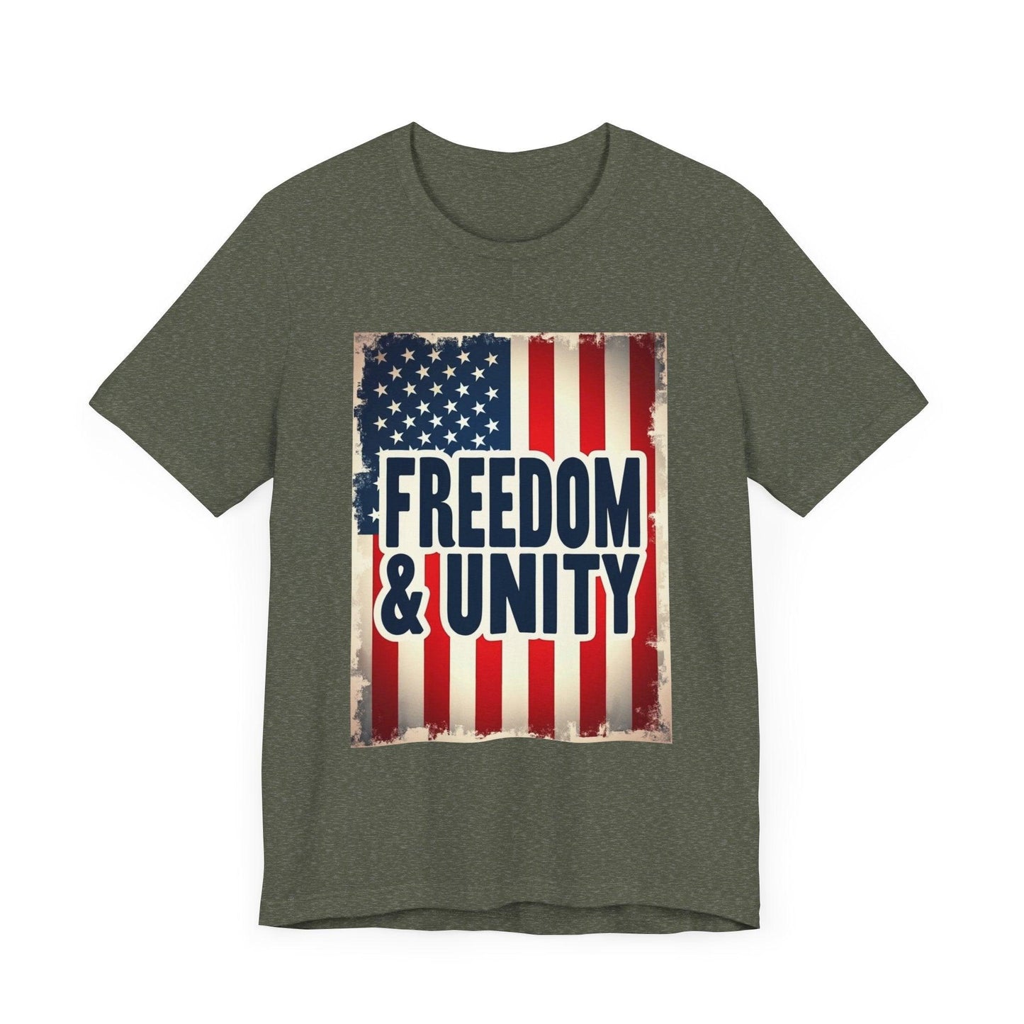 Freedom and Unity Unisex Tee for Everyday Casual Wear - Even Keel LLC