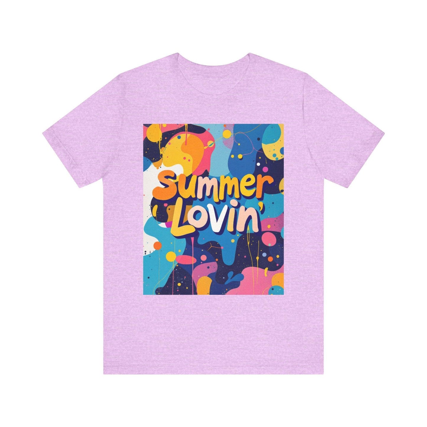 Colorful Summer Lovin' Unisex Tee for Fun Summer Days - Even Keel LLC