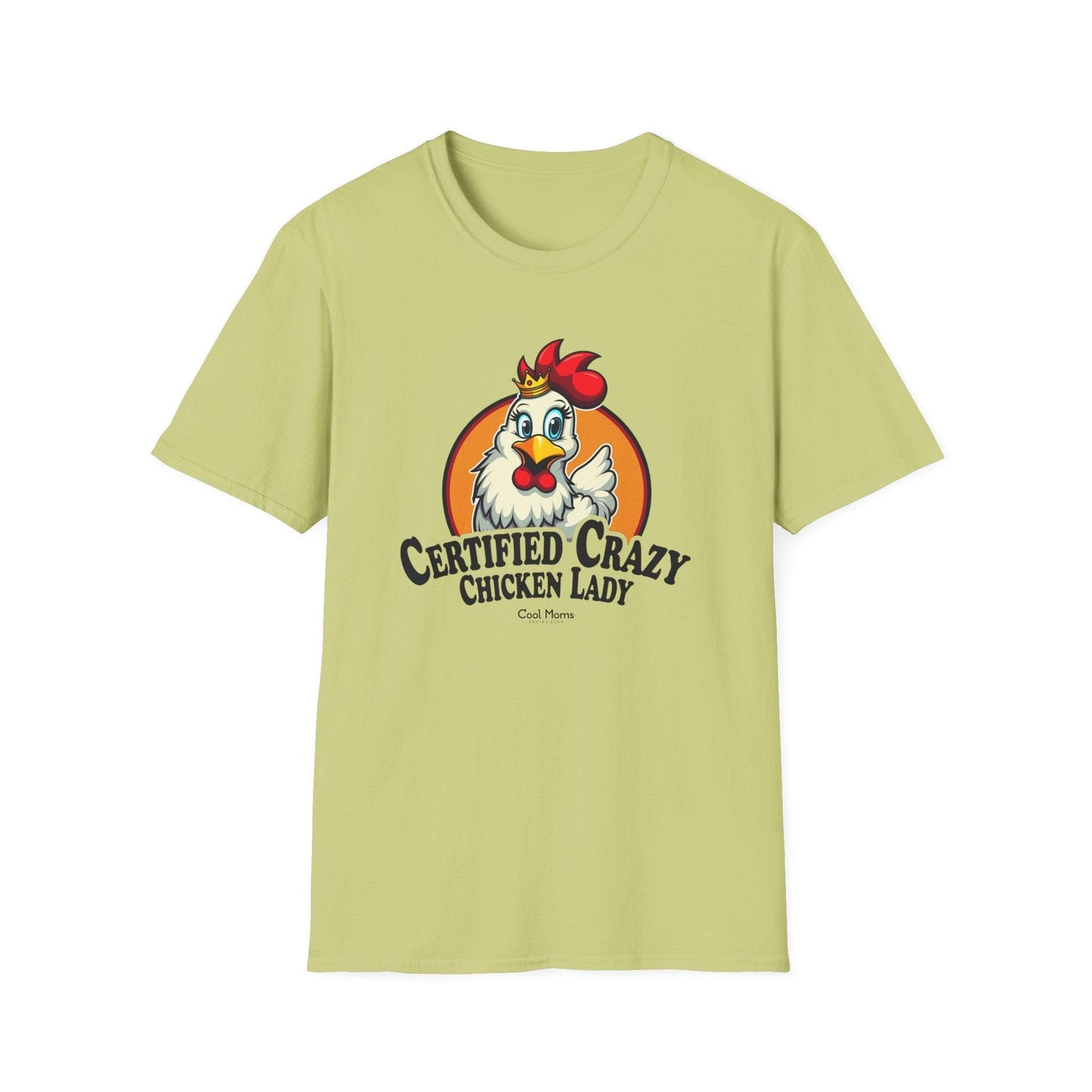 Crazy Chicken Lady T-Shirt for Quirky Chicken Lovers - Even Keel LLC