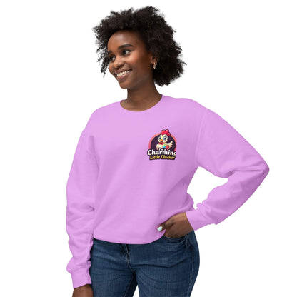 Funny Female Hen Lightweight Sweatshirt for Casual Wear - Even Keel LLC