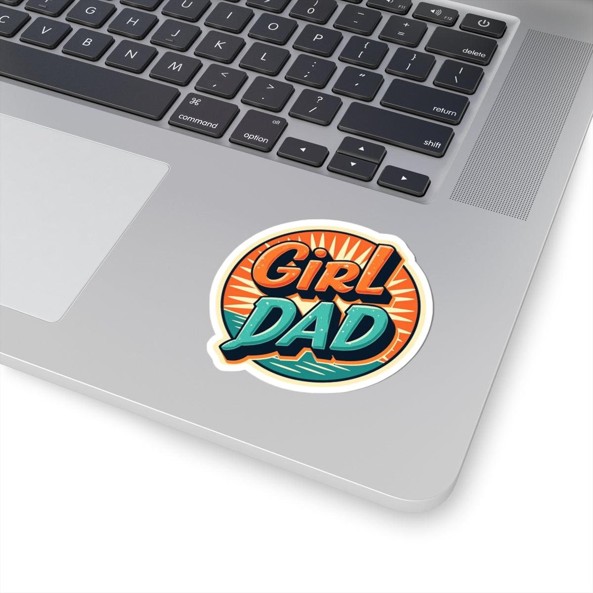 Girl Dad Sticker Durable Vinyl for Home Decor and Gifts - Even Keel LLC