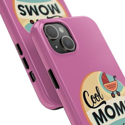 Retro Cool Moms Social Club Tough Phone Cases for Phones - Even Keel LLC