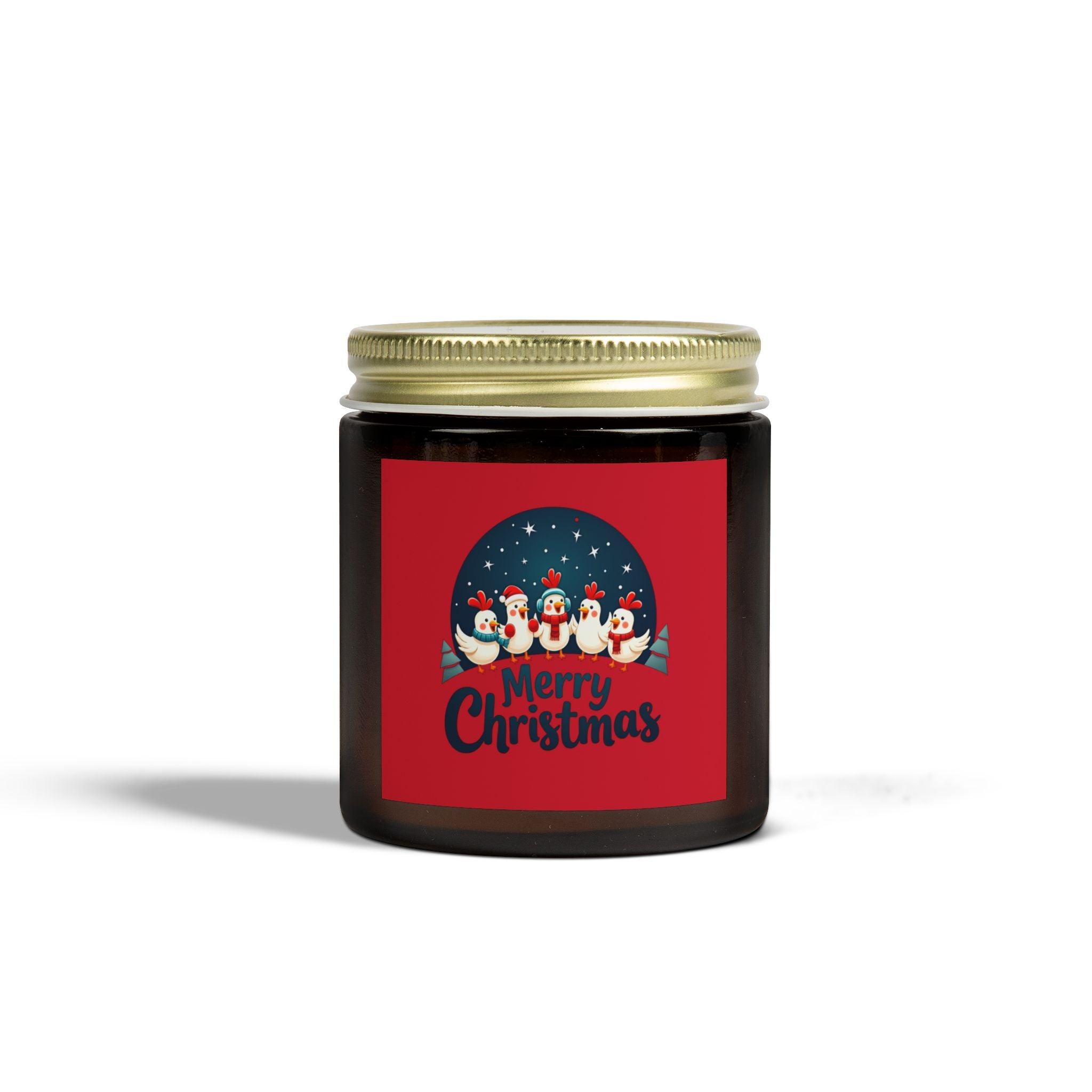 Caroling Chicken Candle Coconut Apricot Wax 4oz 9oz - Even Keel LLC