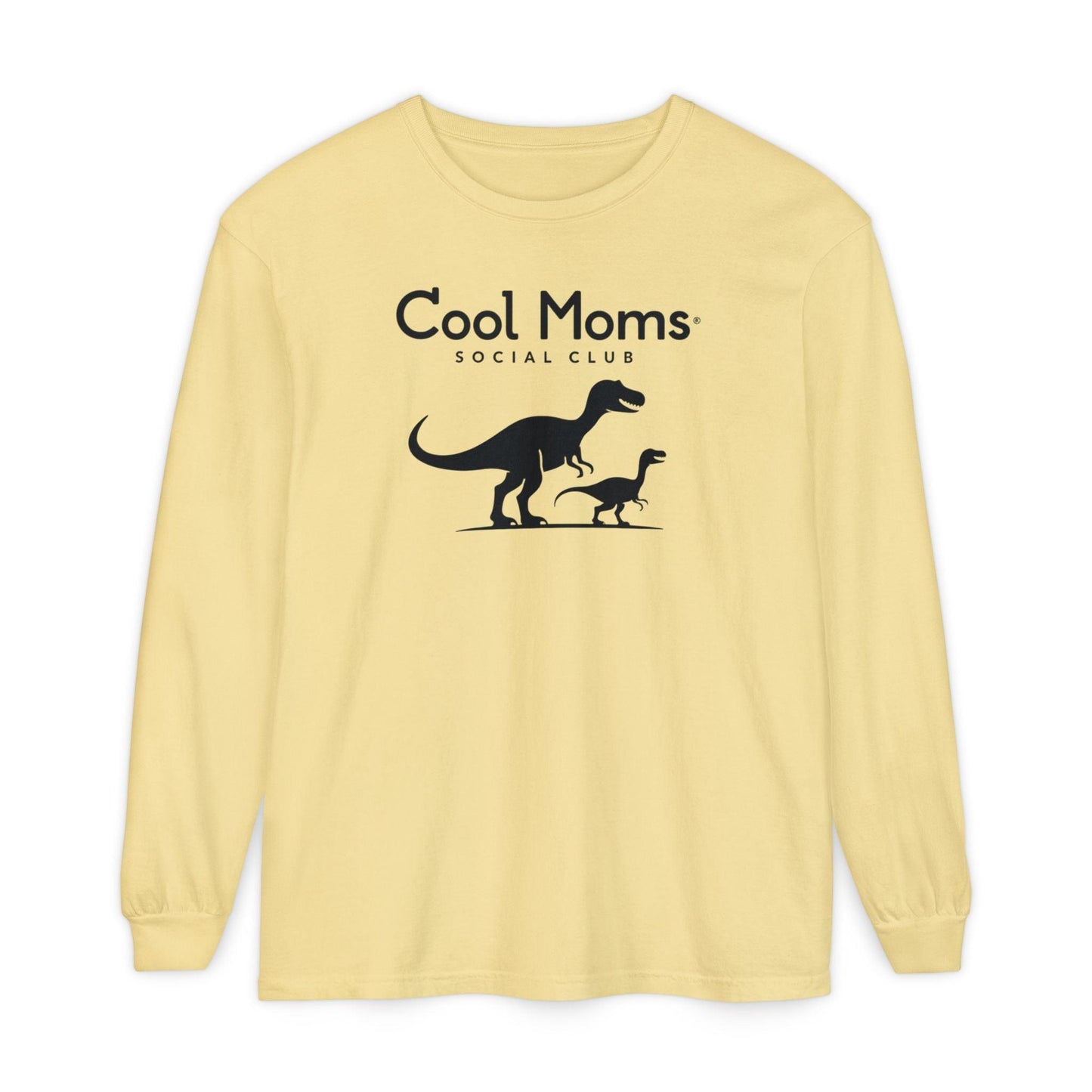 Dinosaur Long Sleeve T-Shirt for Cool Moms Social Club - Even Keel LLC