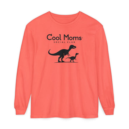 Dinosaur Long Sleeve T-Shirt for Cool Moms Social Club - Even Keel LLC