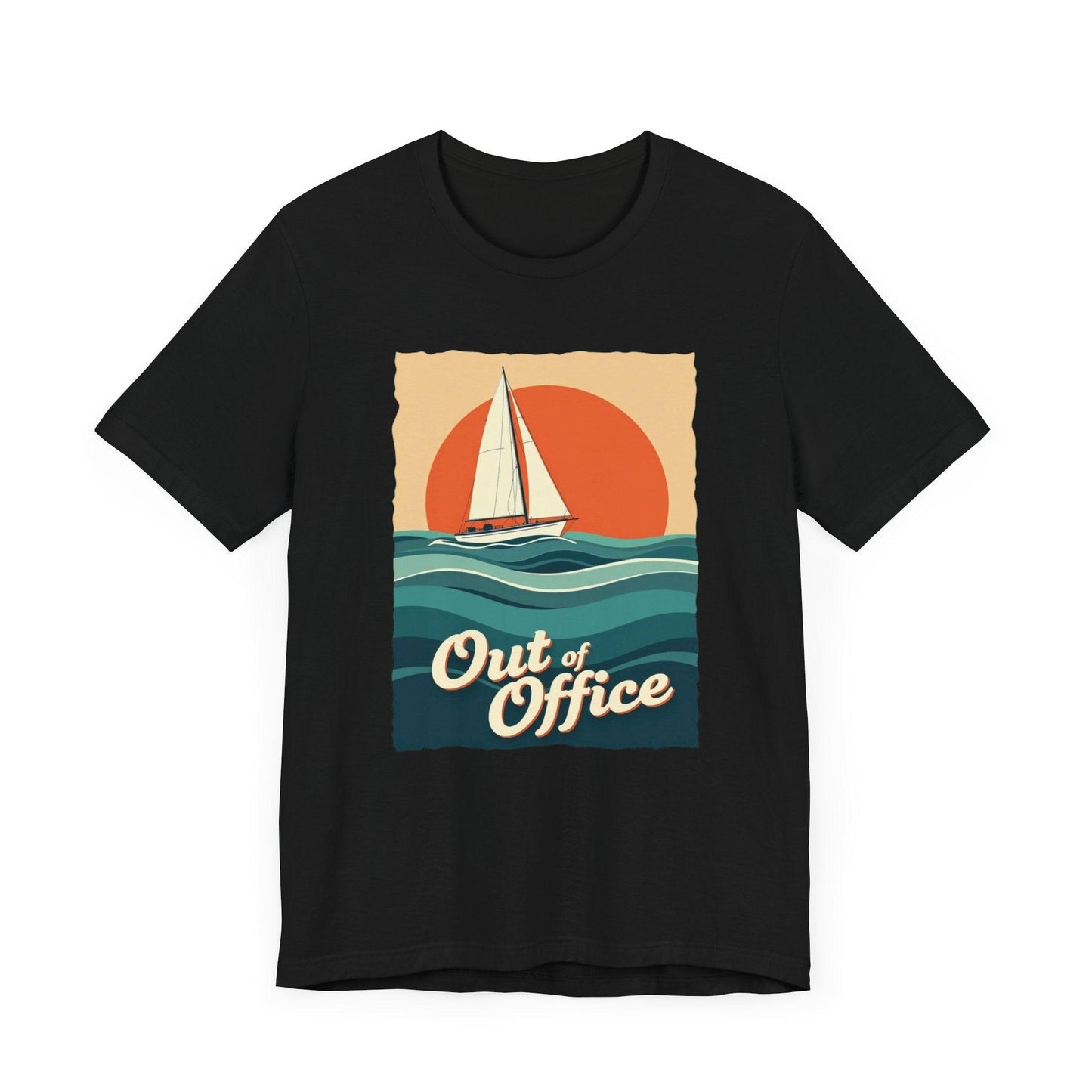 Sailing Tee - Out of Office Design for Summer Fun - Even Keel LLC