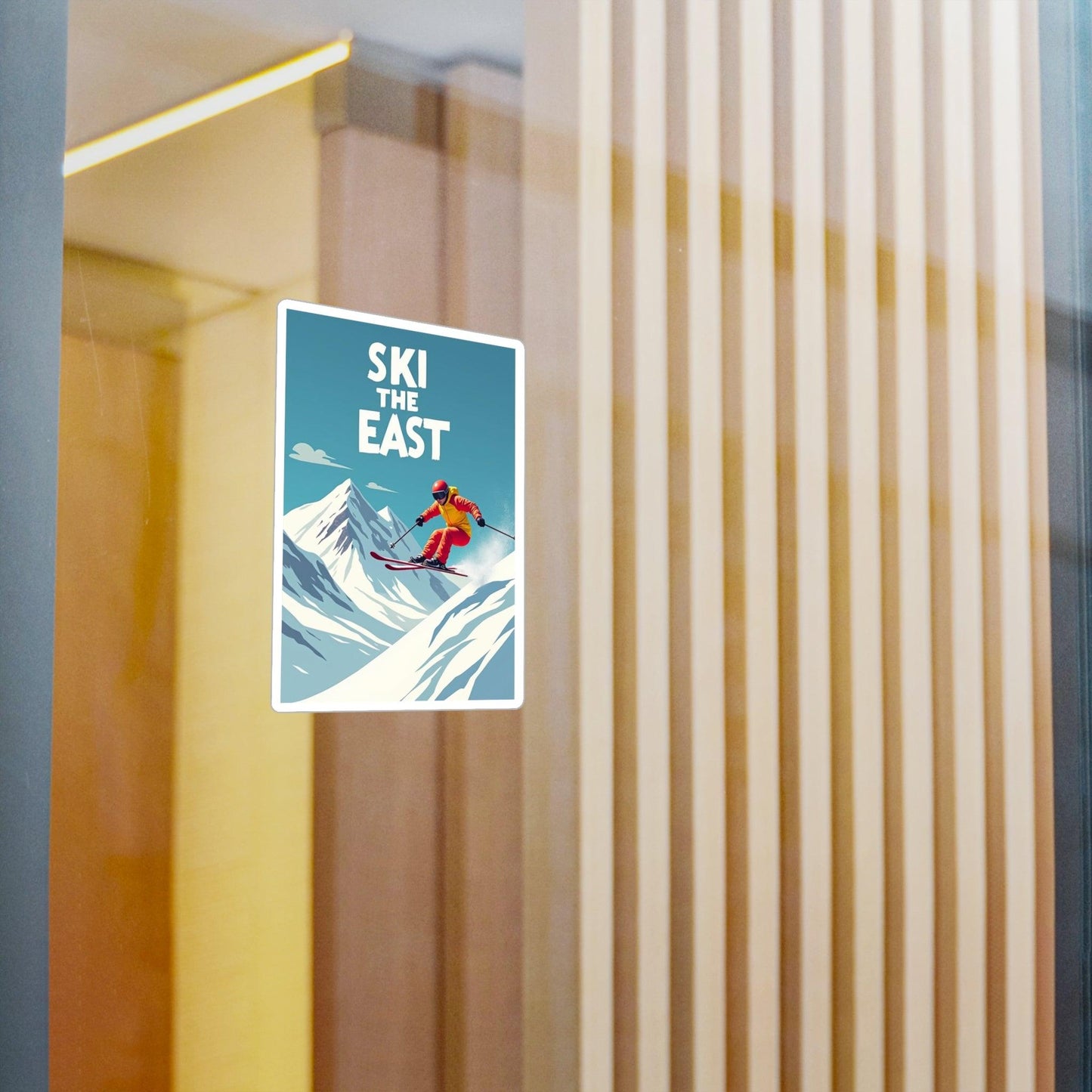 Ski The East Decal - High Quality Vinyl Sticker - Even Keel LLC