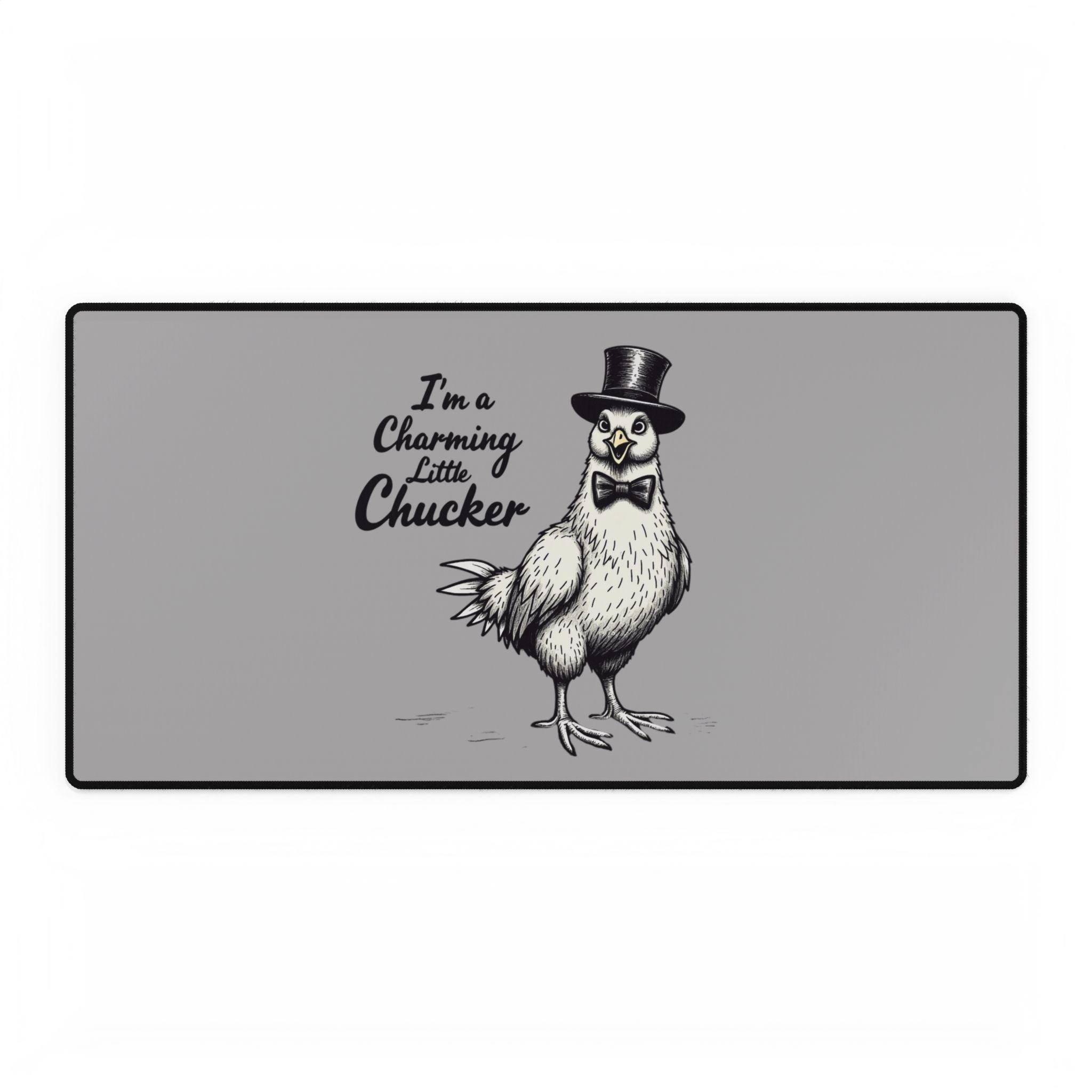 Charming Little Chicken Desk Mat for Organized Workspaces - Even Keel LLC