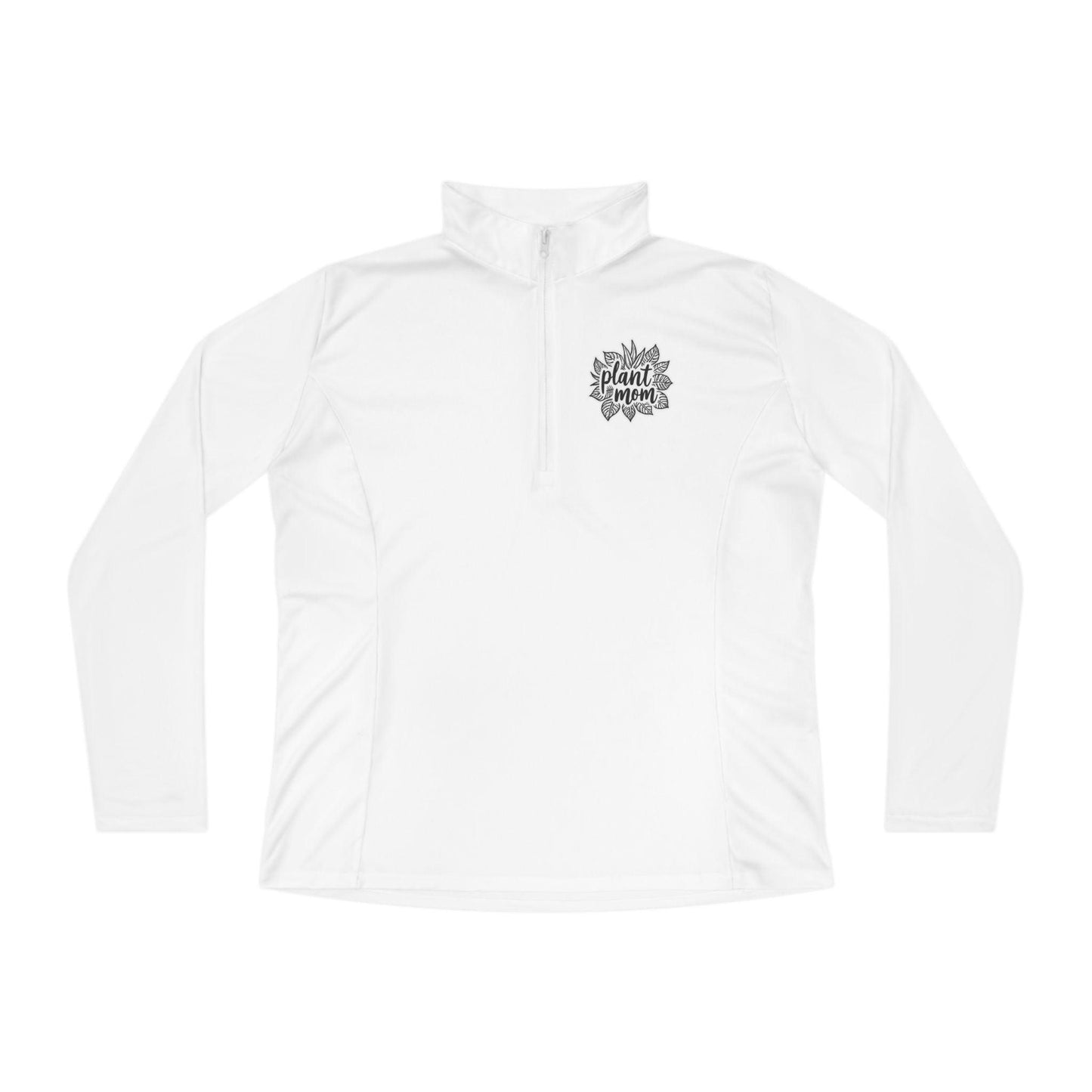 Plant Mom Quarter-Zip Pullover for Stylish Plant Lovers - Even Keel LLC