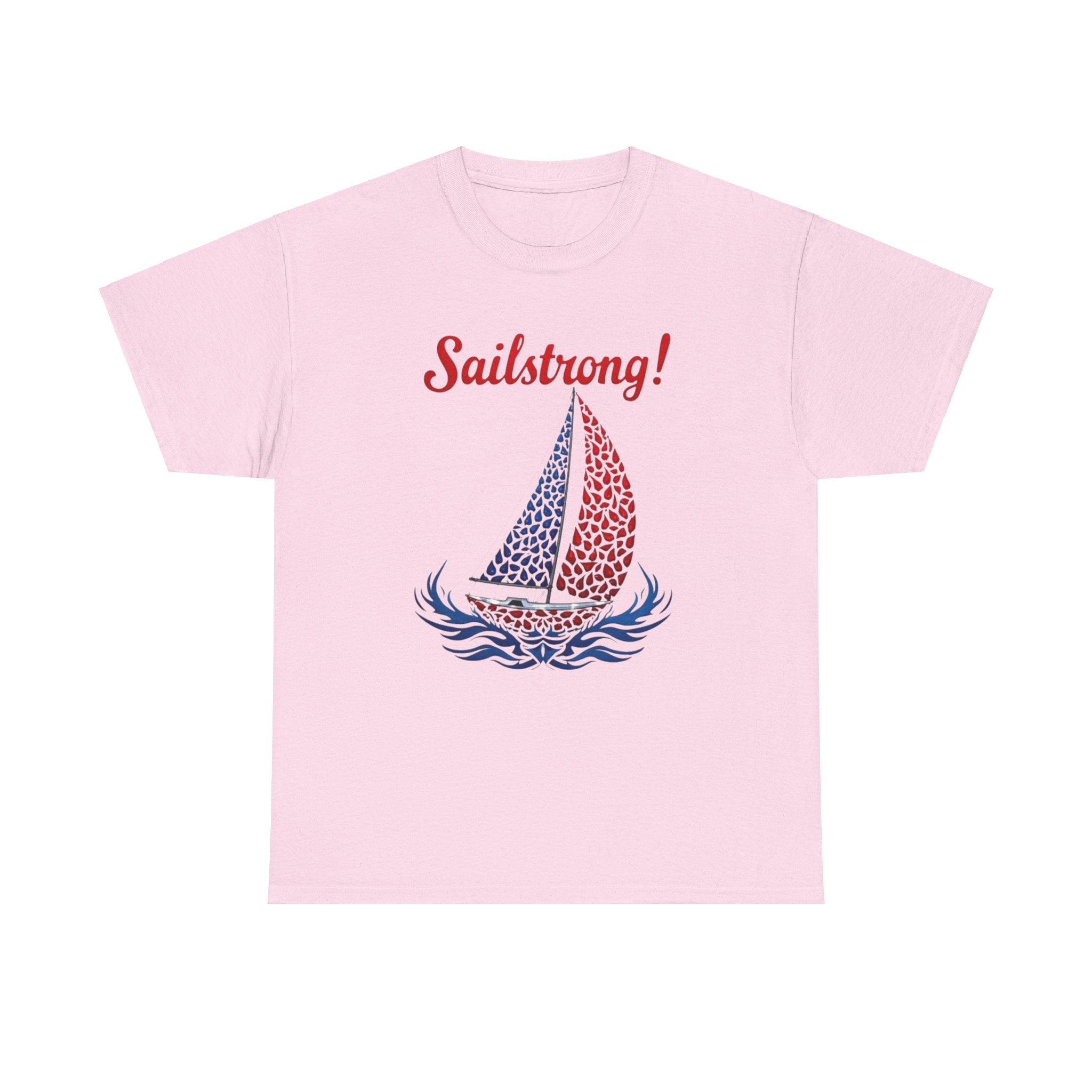 Sailstrong - Unisex Patriotic Sailing Tee for Comfort - Even Keel LLC