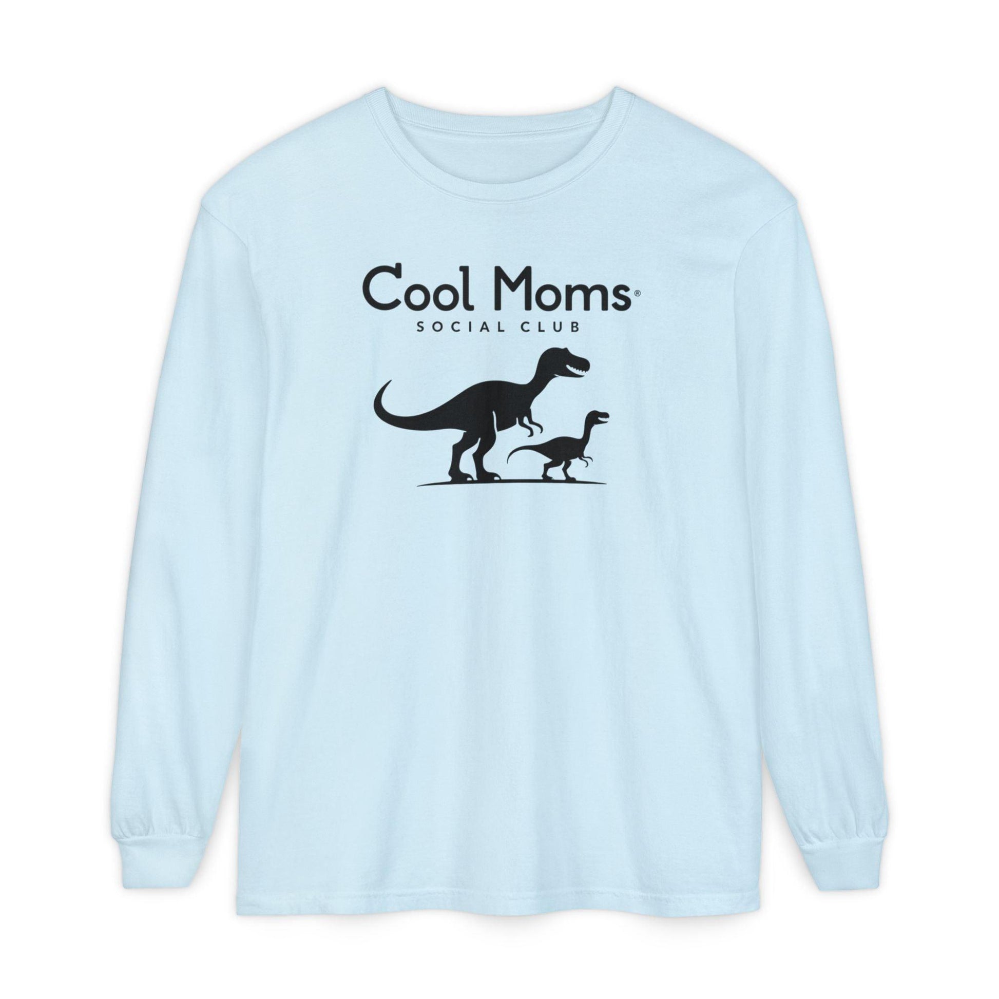 Dinosaur Long Sleeve T-Shirt for Cool Moms Social Club - Even Keel LLC