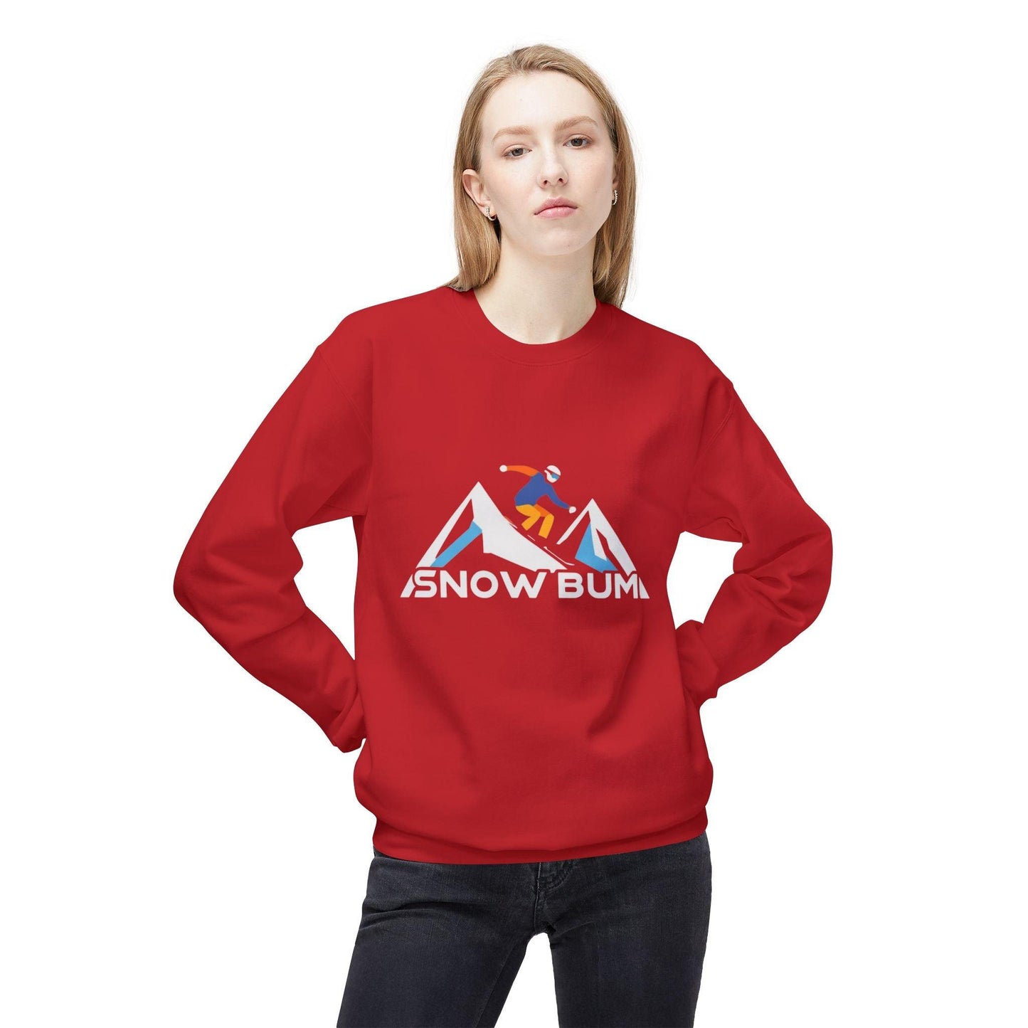 Snow Bum Sweatshirt for Winter Sports and Relaxing - Even Keel LLC