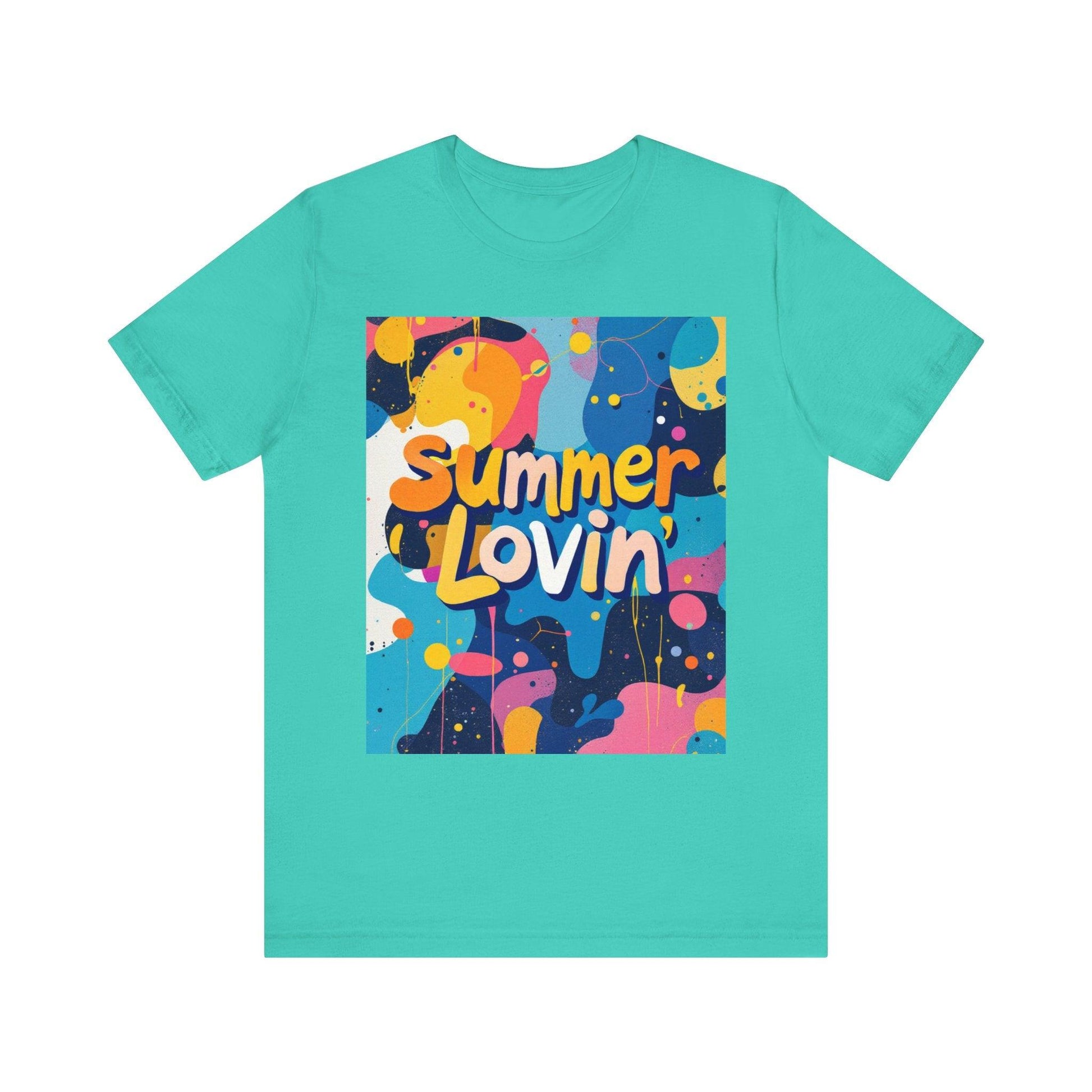 Colorful Summer Lovin' Unisex Tee for Fun Summer Days - Even Keel LLC