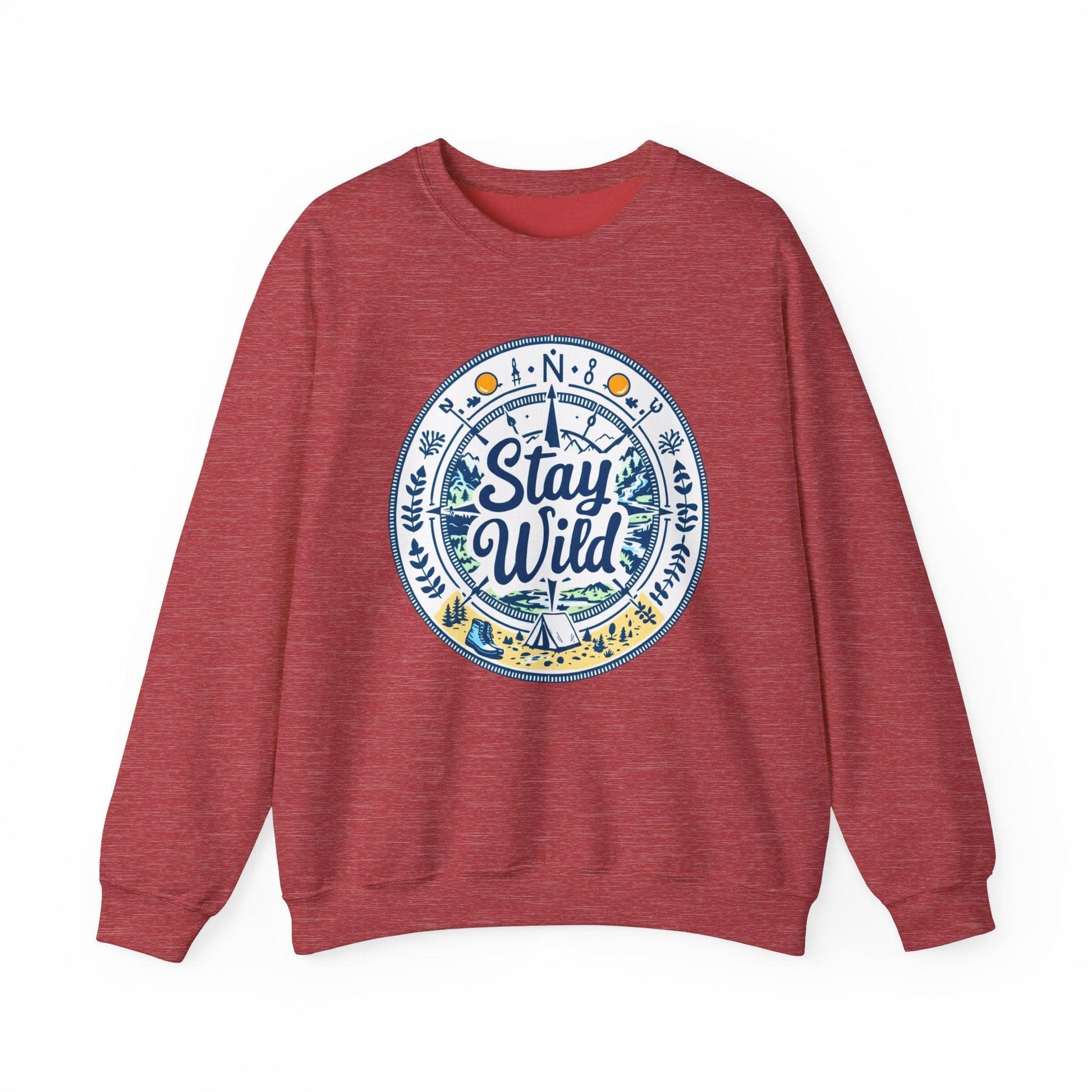 Stay Wild - Nature Explorer Sweatshirt for Outdoor Lovers - Even Keel LLC