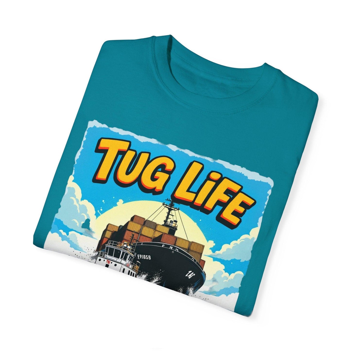 Tug Life T-Shirt for Marine Enthusiasts and Boat Lovers - Even Keel LLC