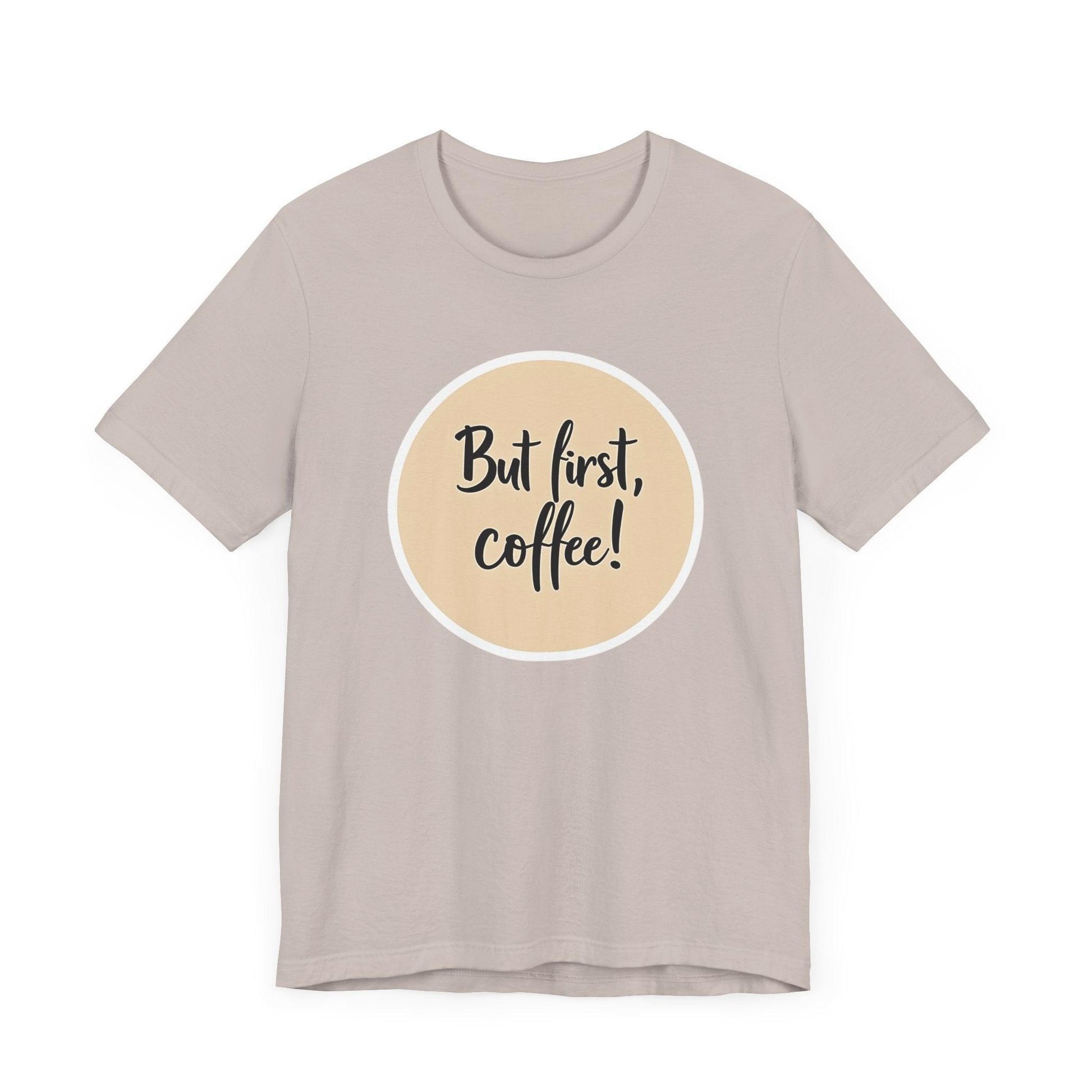 Coffee Lover Tee - Unisex Short Sleeve Jersey Shirt Design - Even Keel LLC