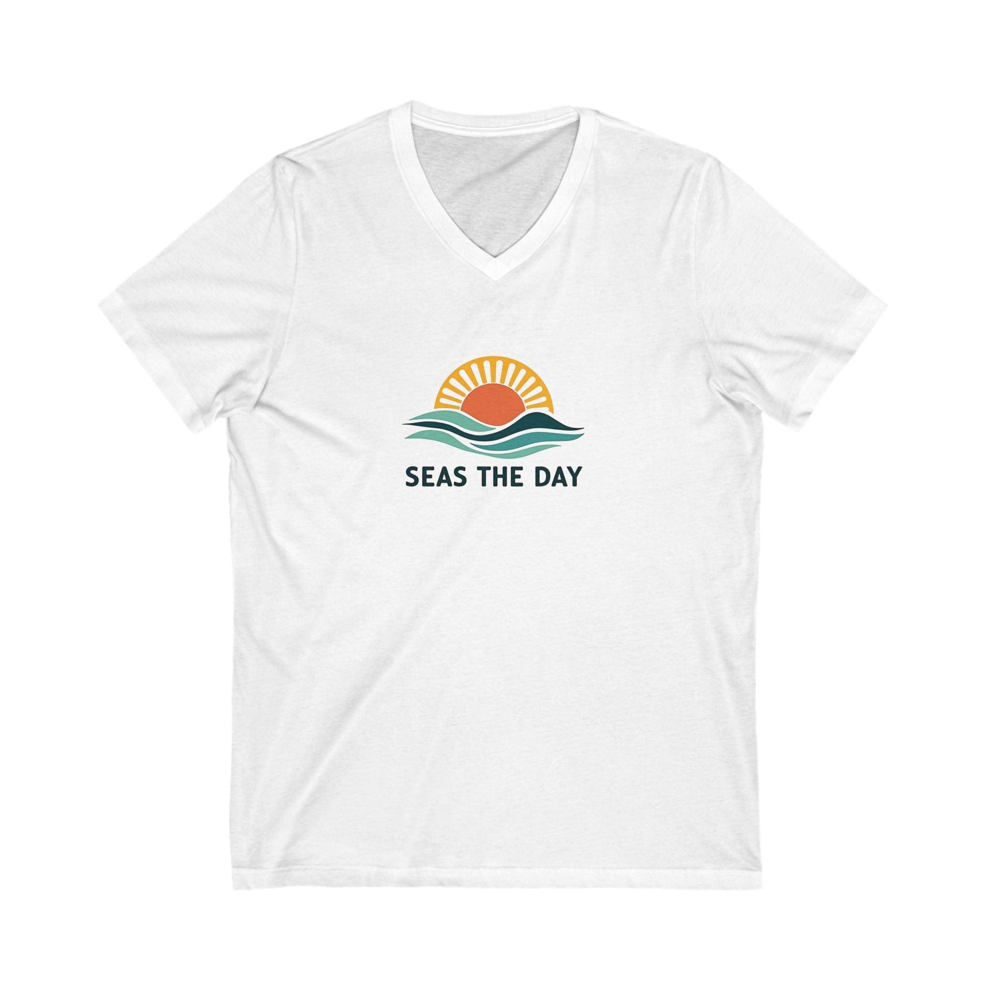 Seas the Day T-Shirt for Beach Lovers and Casual Wear - Even Keel LLC