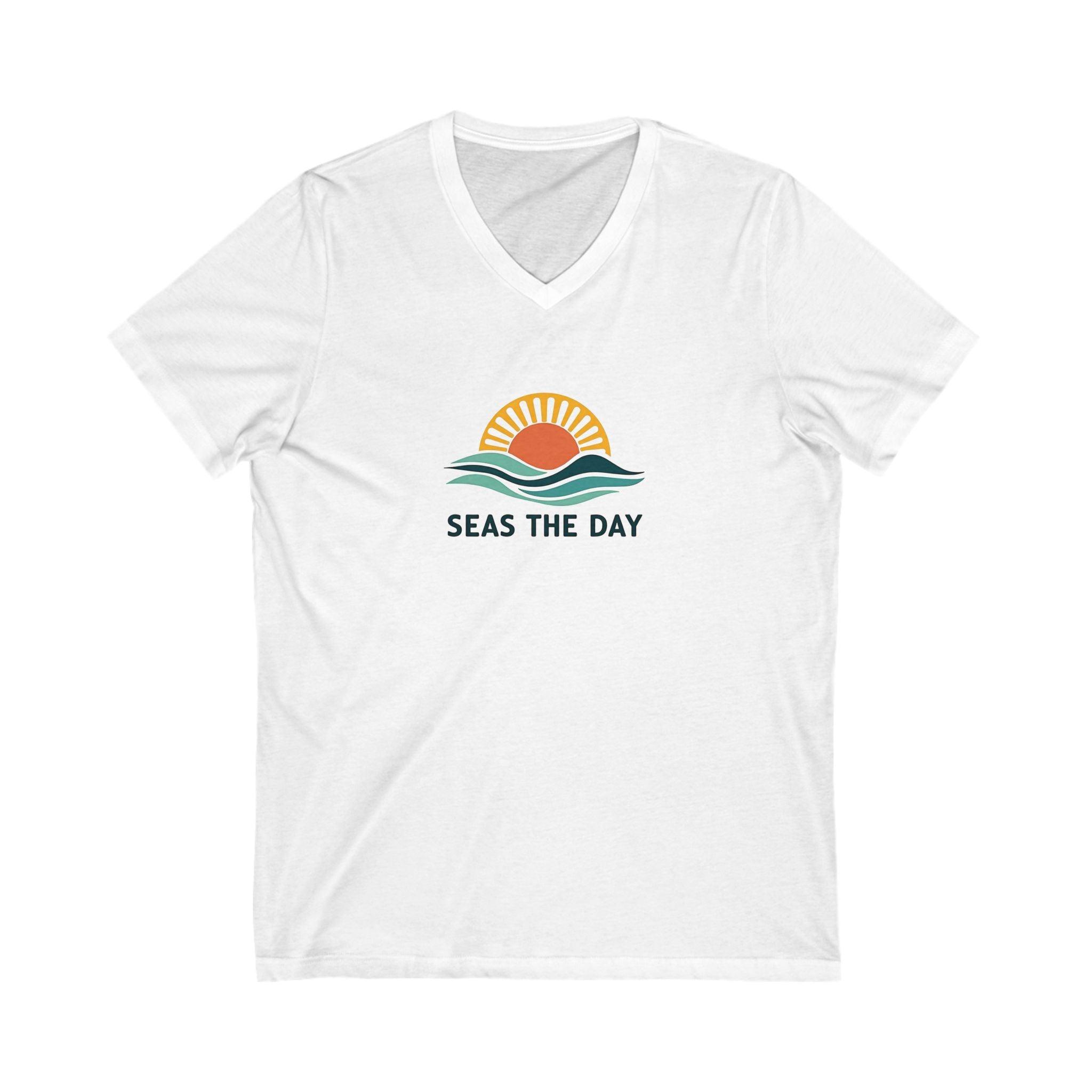 Seas the Day T-Shirt for Beach Lovers and Casual Wear - Even Keel LLC