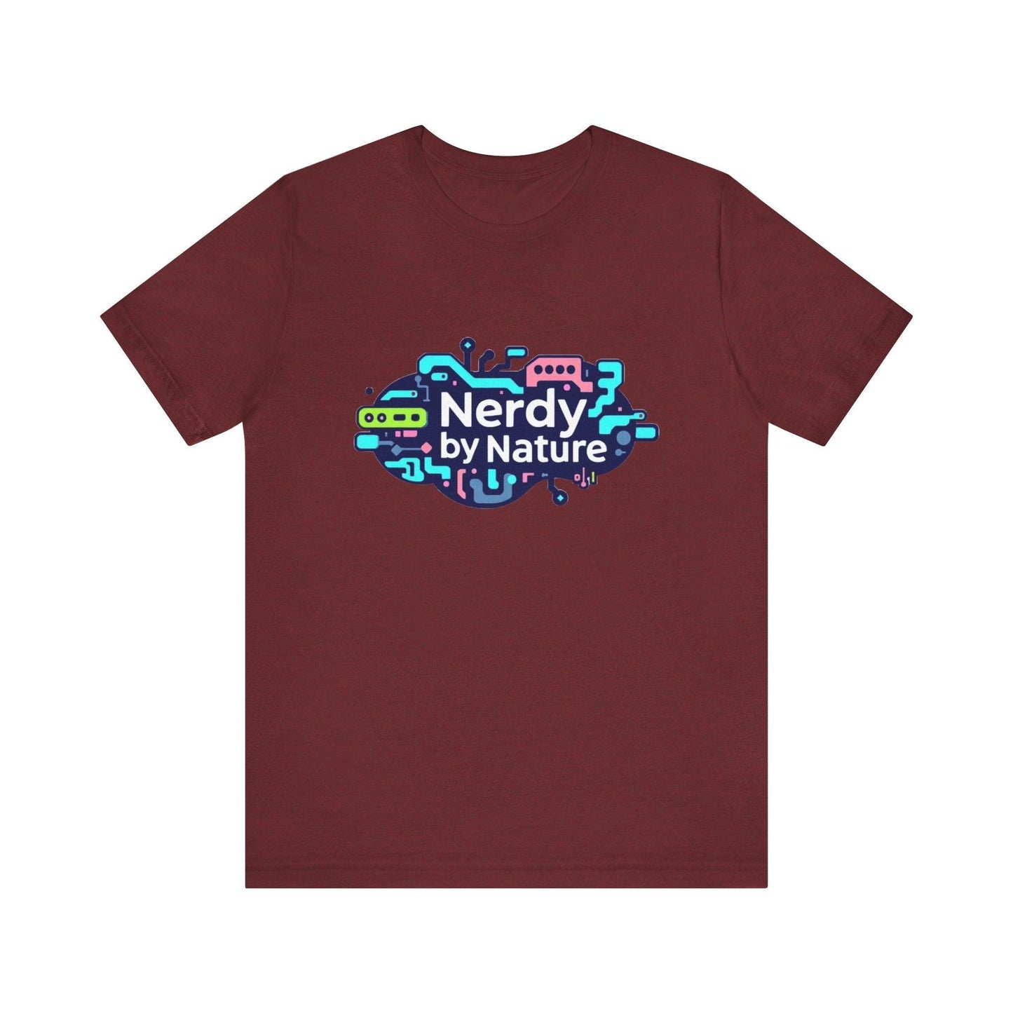 Nerdy by Nature Unisex Tee - Fun Geeky Graphic T-Shirt for Casual Wear - Even Keel LLC