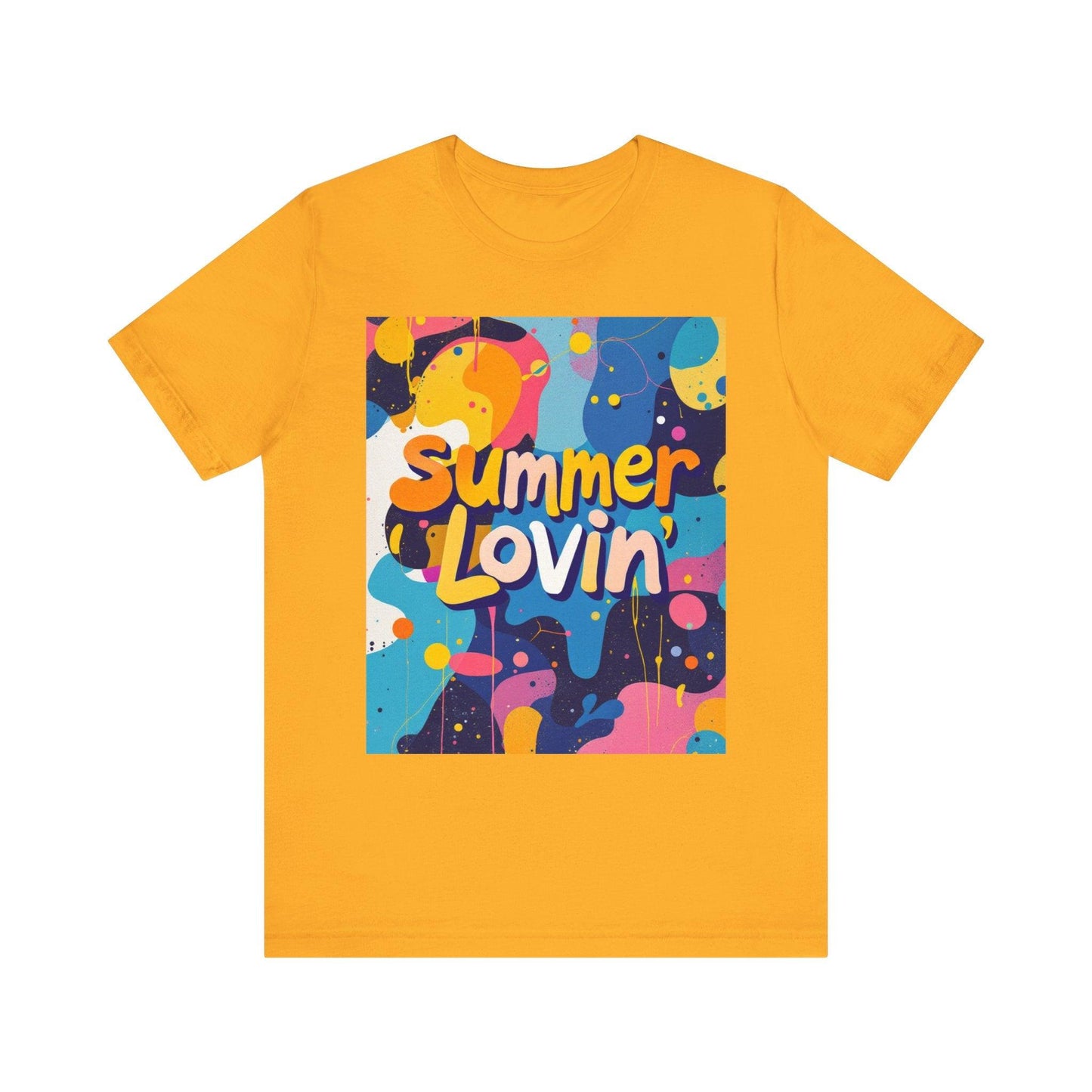 Colorful Summer Lovin' Unisex Tee for Fun Summer Days - Even Keel LLC