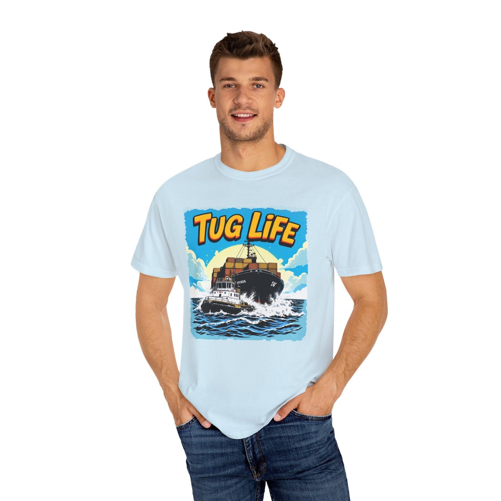 Tug Life T-Shirt for Marine Enthusiasts and Boat Lovers - Even Keel LLC