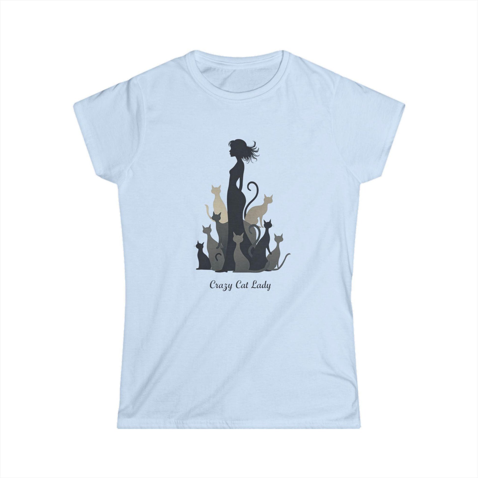 Women's Tee - Crazy Cat Lady Design for Cat Lovers - Even Keel LLC