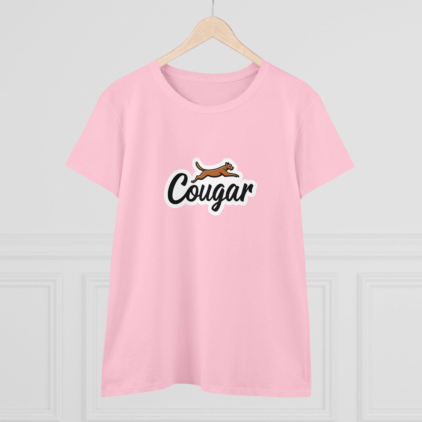 You're A Cougar Women's Midweight Cotton Tee Shirt - Even Keel LLC