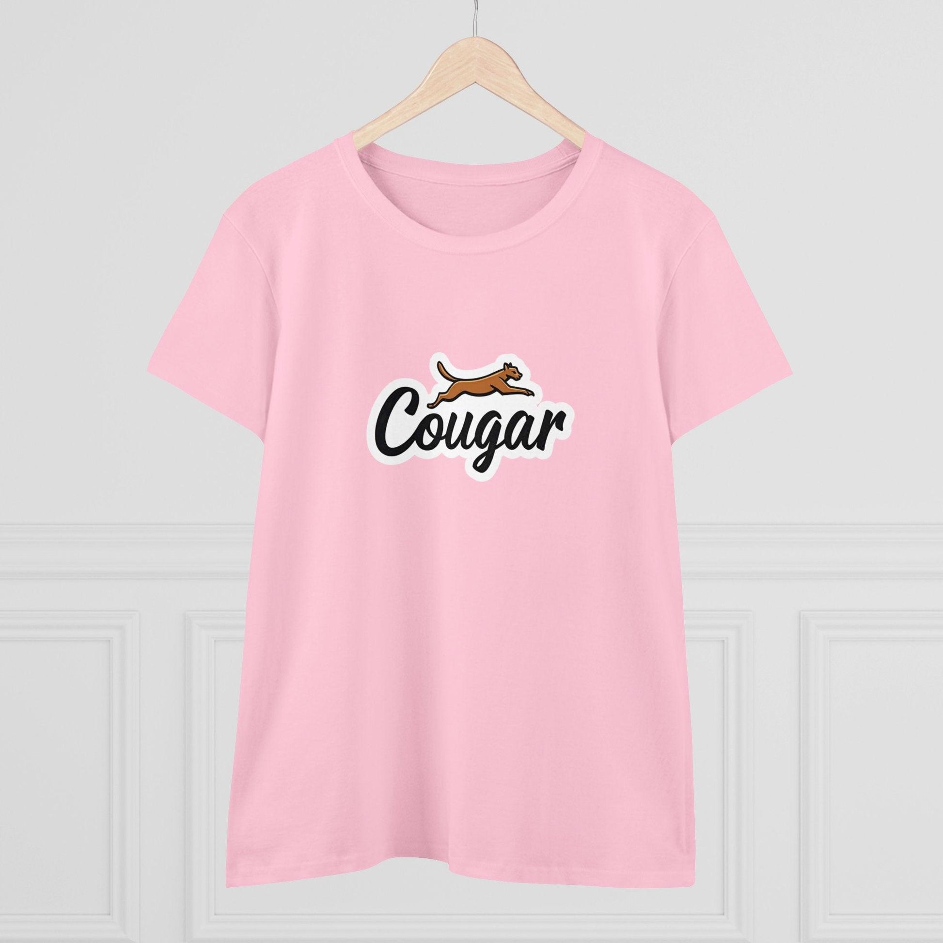 You're A Cougar Women's Midweight Cotton Tee Shirt - Even Keel LLC