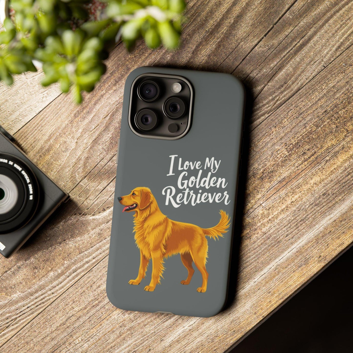 Phone Case I Love My Golden Retriever For Dog Lovers Style - Even Keel LLC