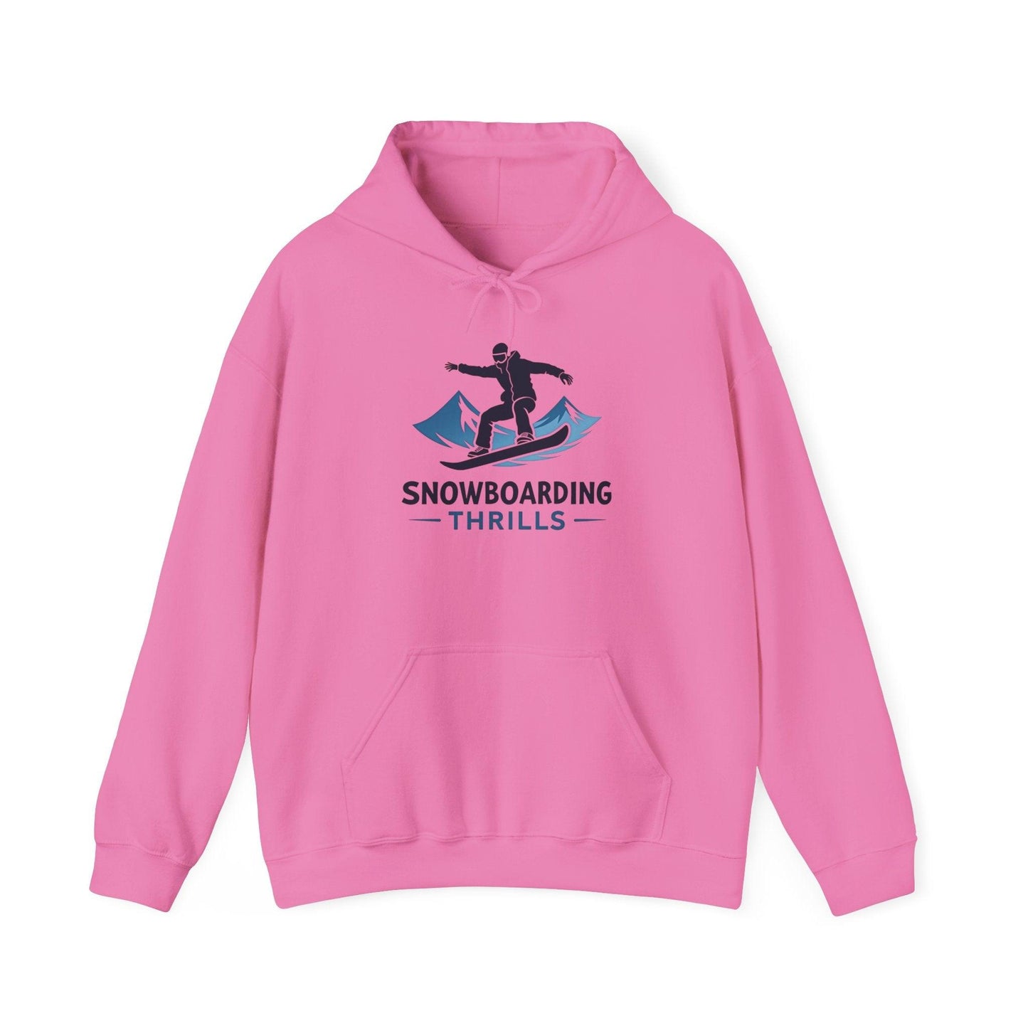 Snowboarding Thrills Hoodie for Winter Sports Lovers - Even Keel LLC