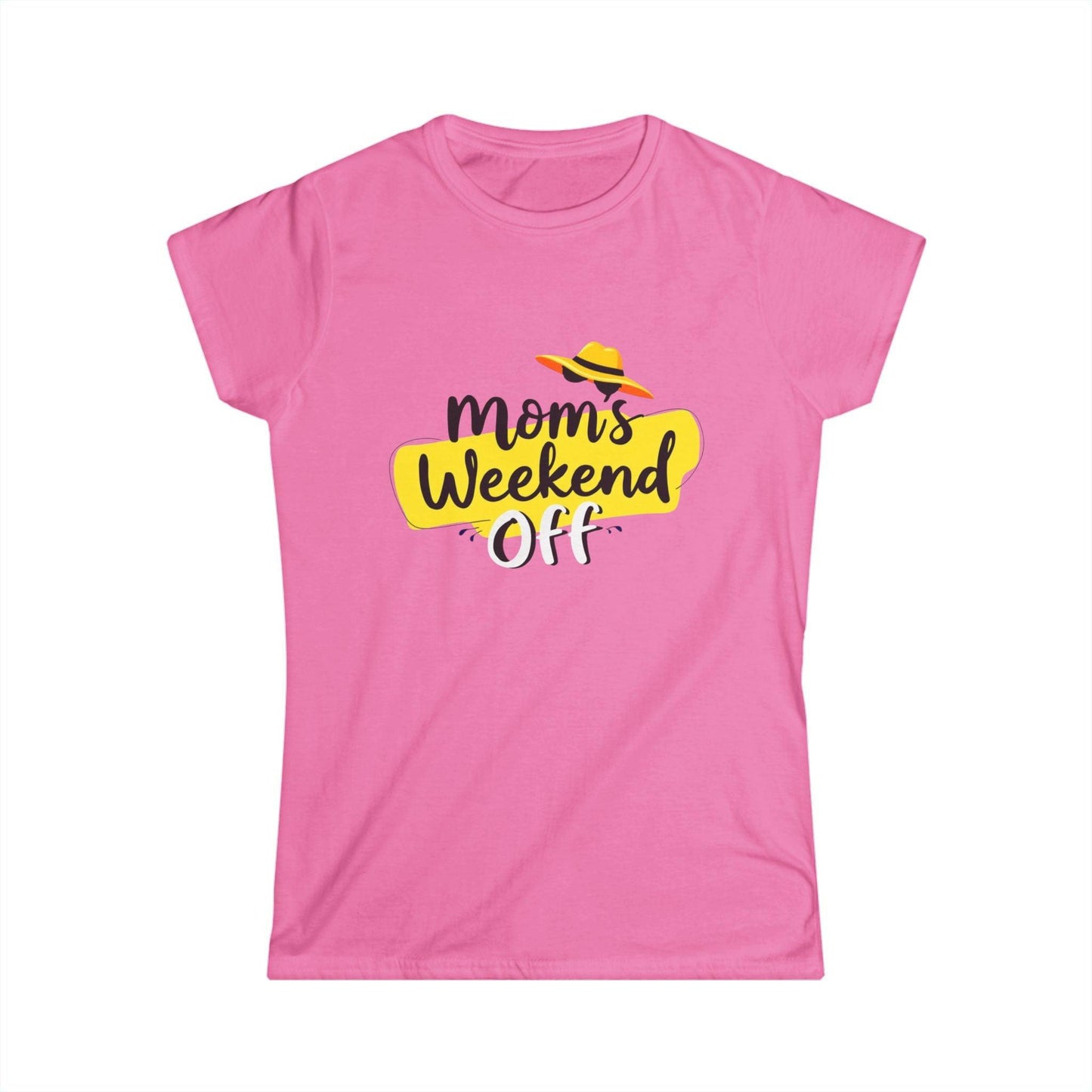 Women's Tee - Mom's Weekend Off Funny Quote T-Shirt Gift - Even Keel LLC