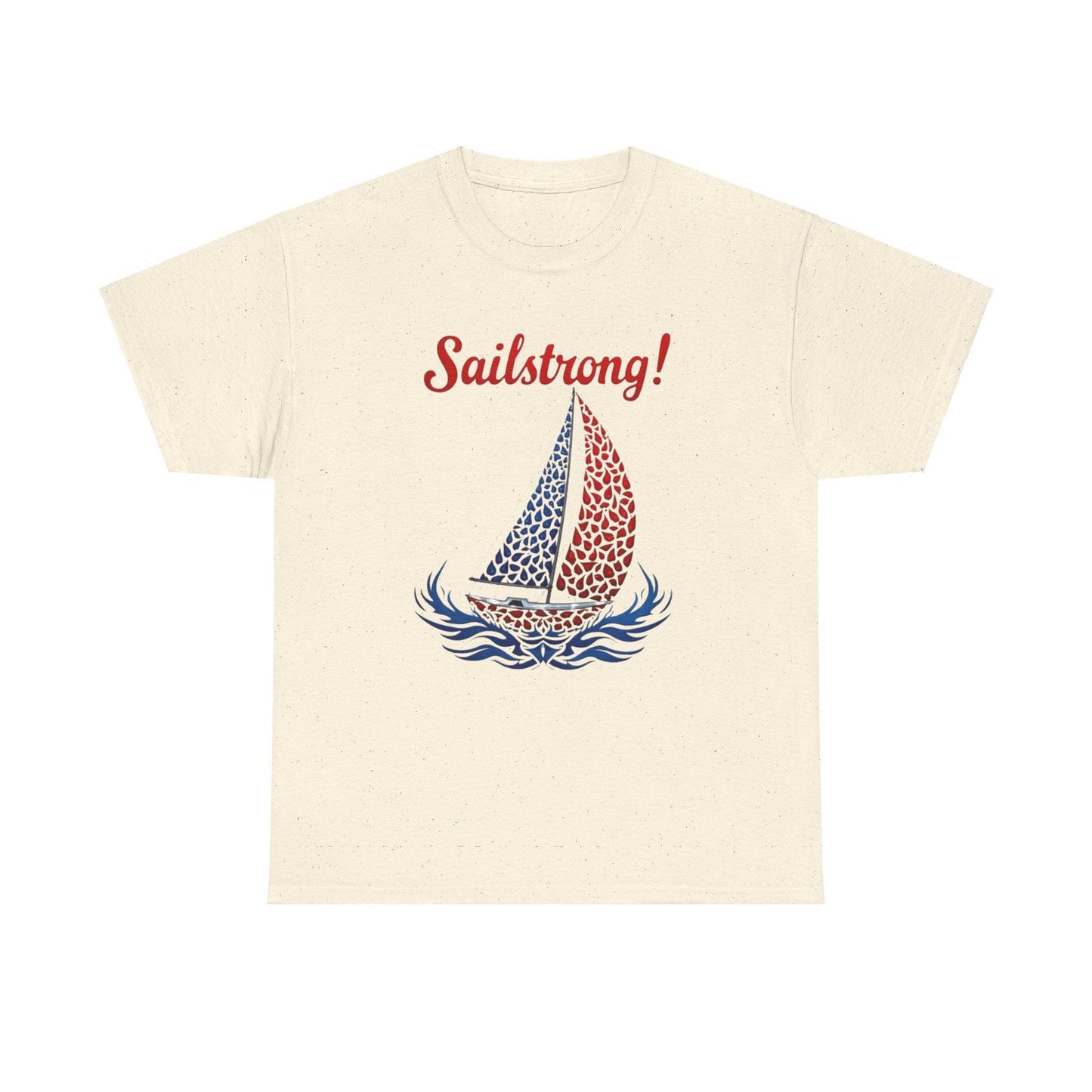 Sailstrong - Unisex Patriotic Sailing Tee for Comfort - Even Keel LLC