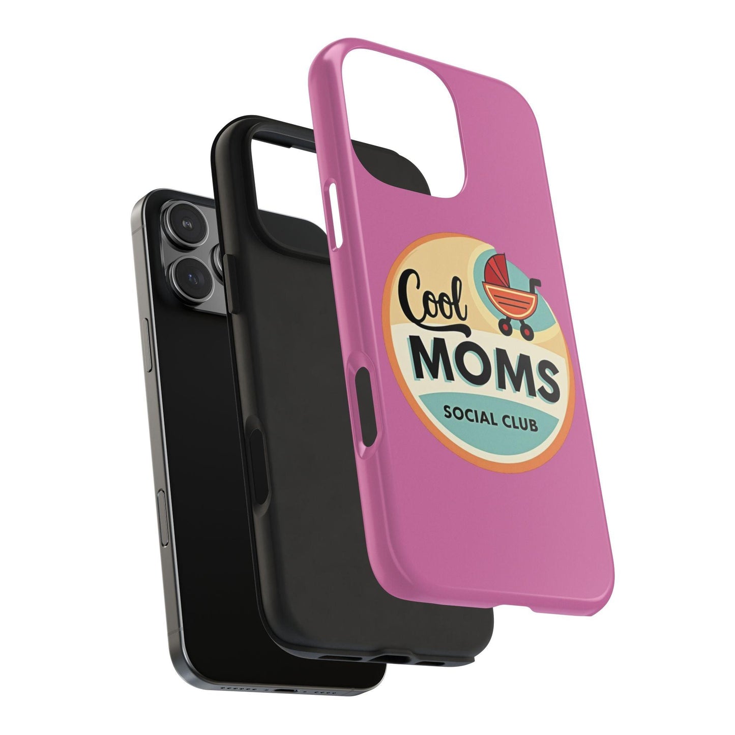 Retro Cool Moms Social Club Tough Phone Cases for Phones - Even Keel LLC